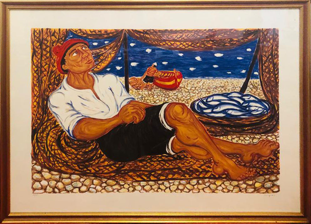 Giuseppe Migneco - The Fisherman's Rest
