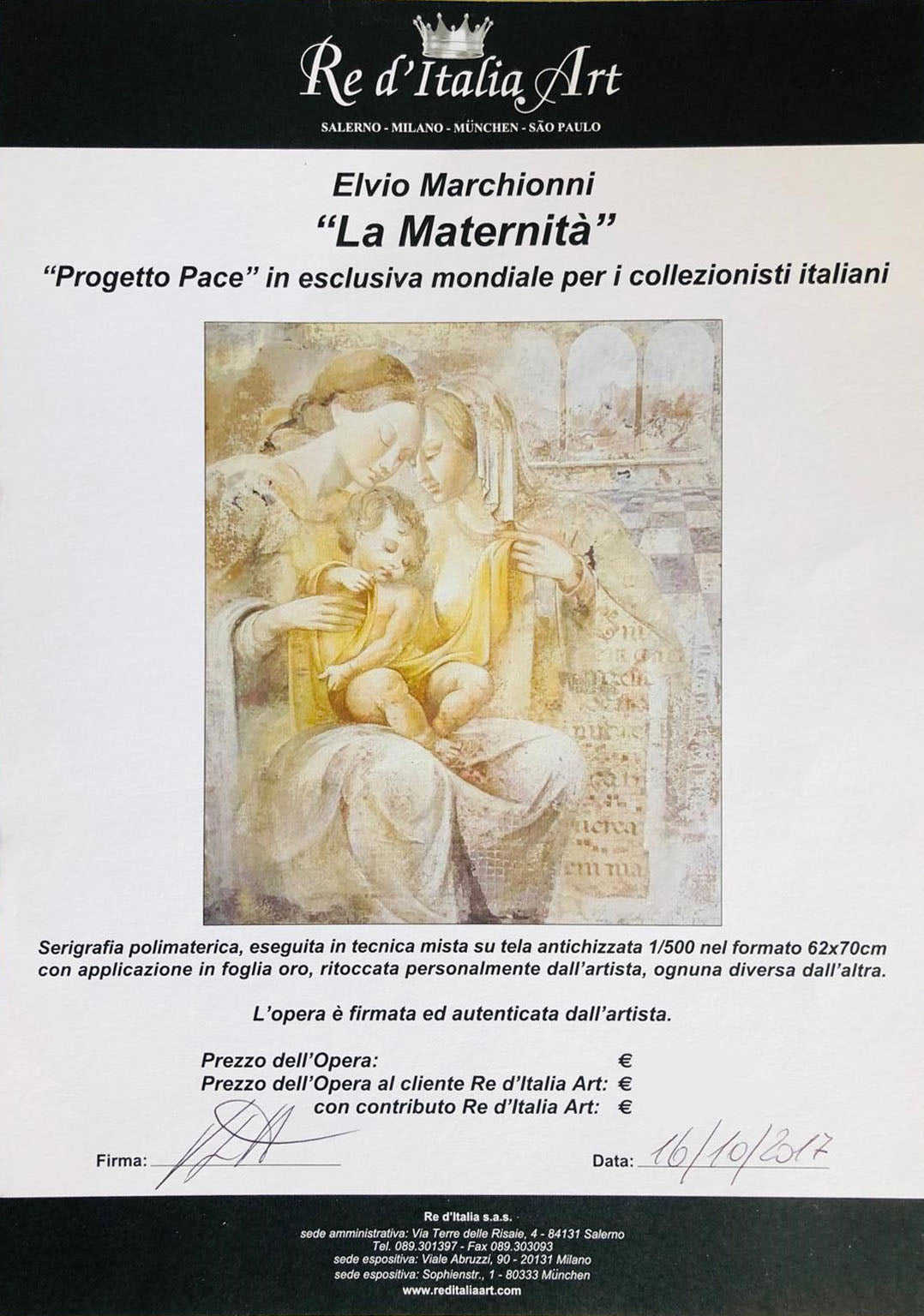 Elvio Marchionni - La Maternità