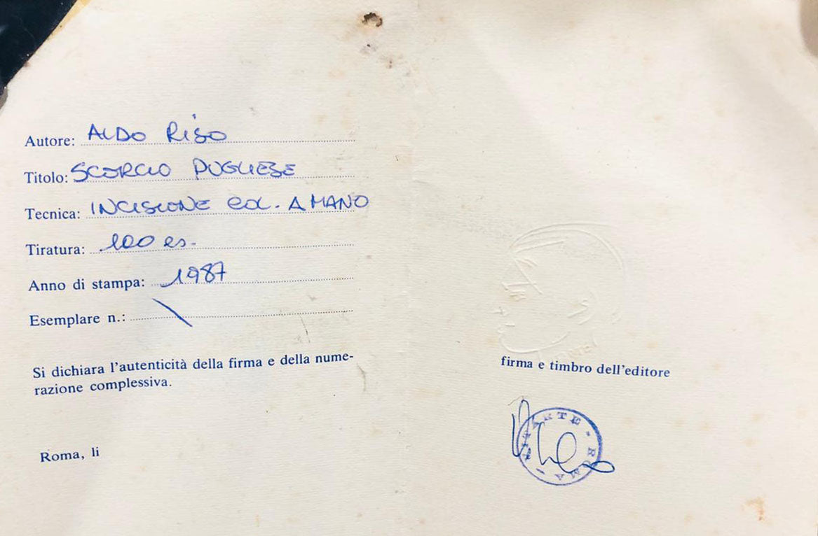 Aldo Riso - Scorcio pugliese