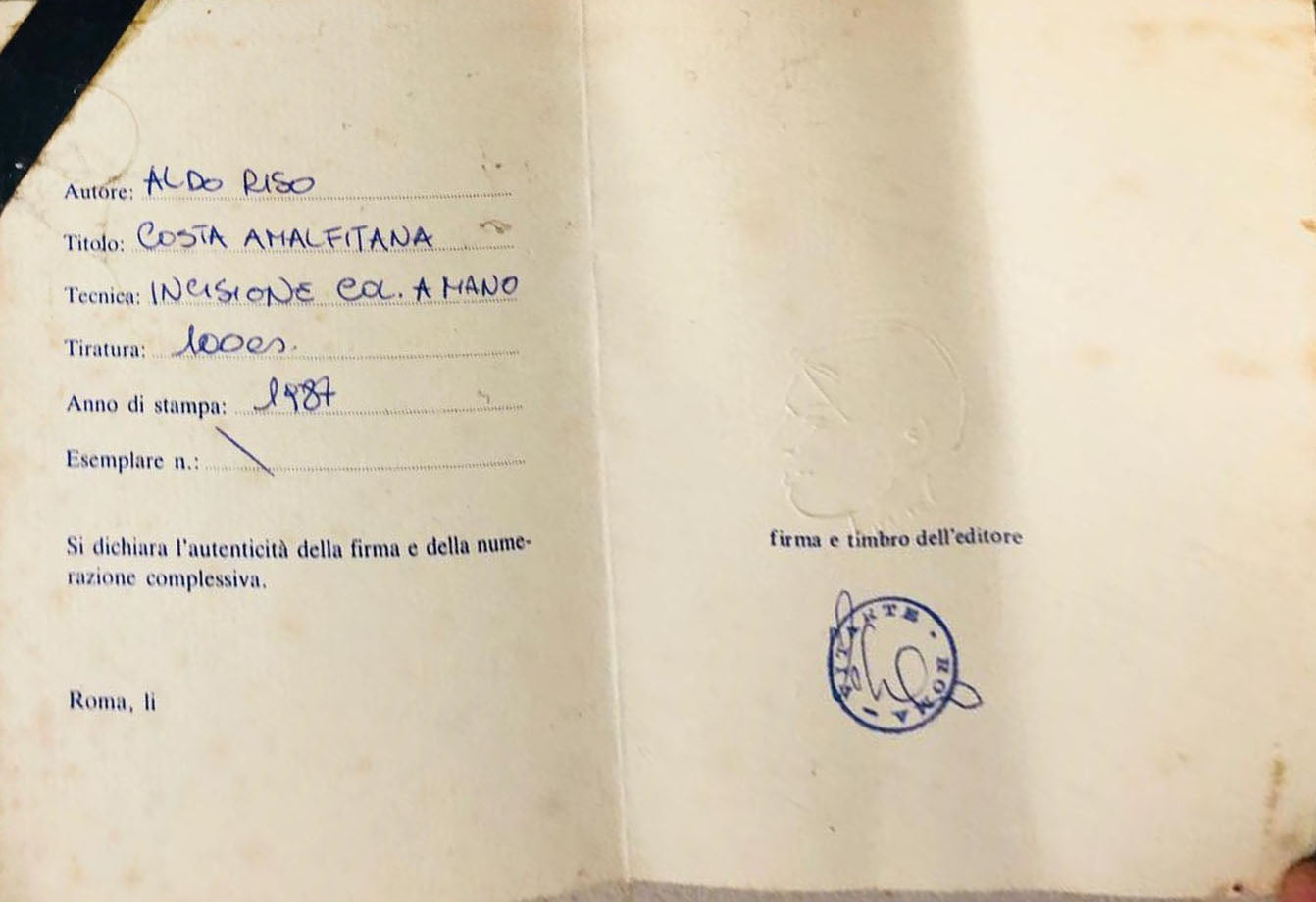Aldo Riso - Costa amalfitana