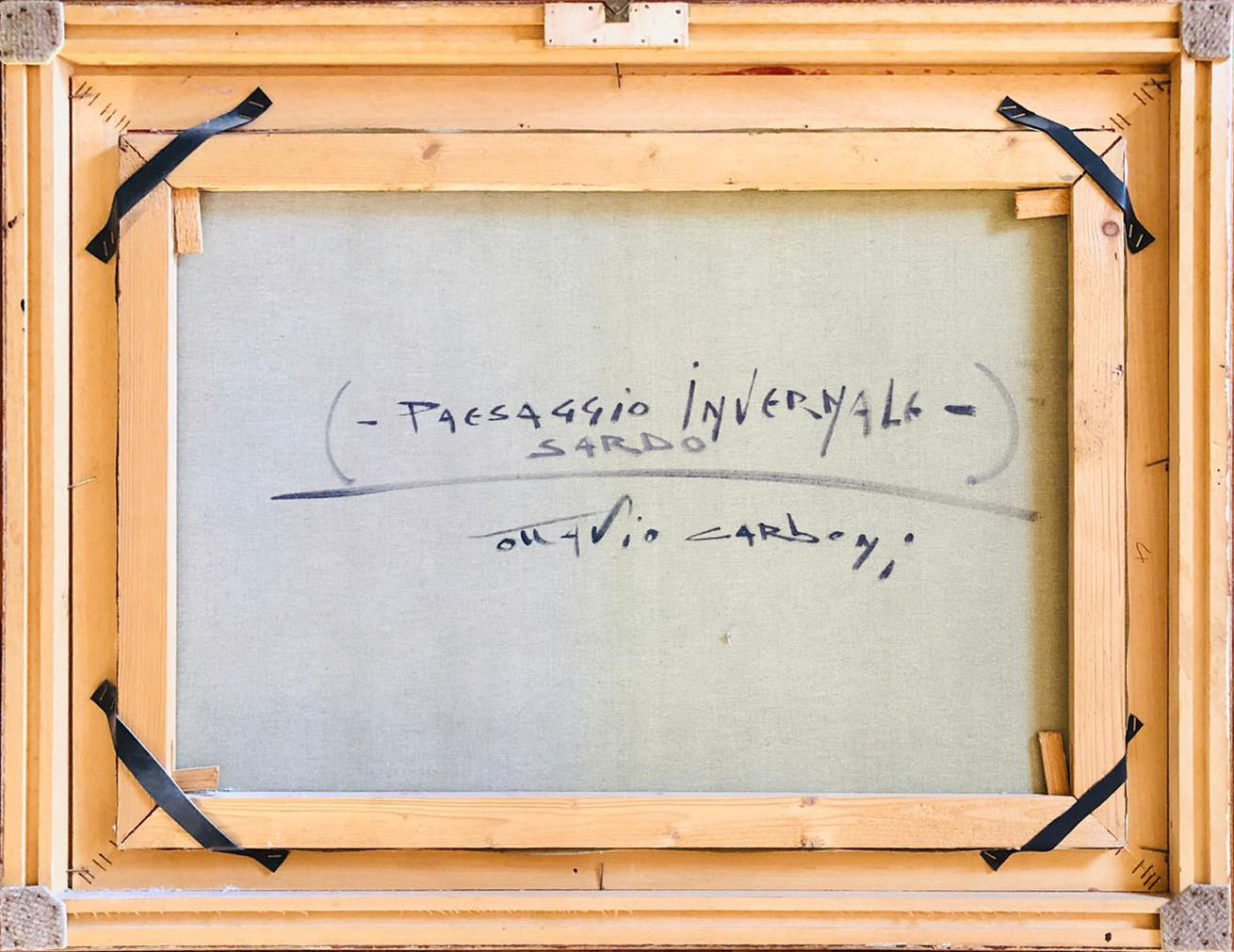 Ottavio Carboni - Paesaggio invernale sardo