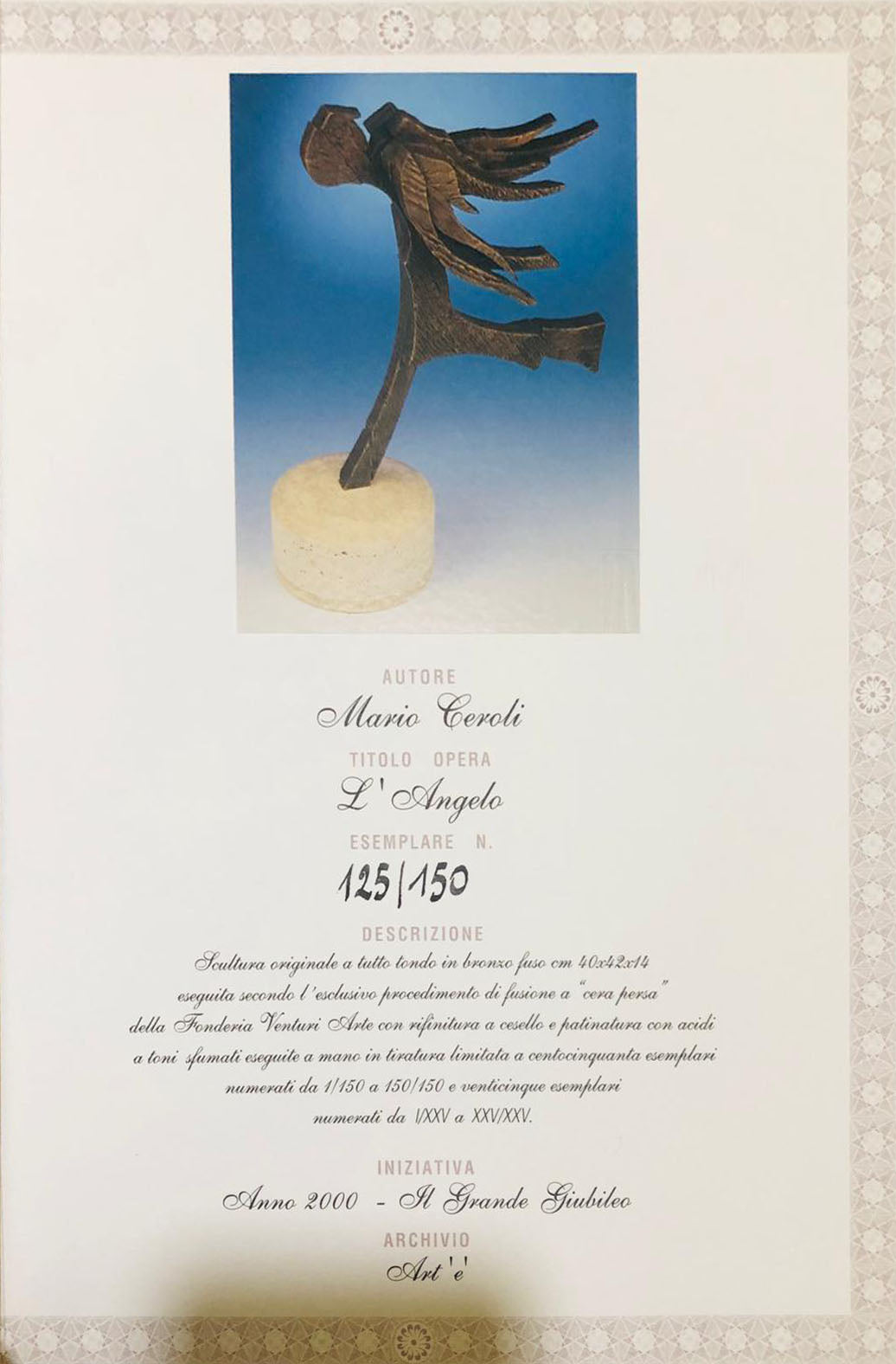 Mario Ceroli - L'angelo