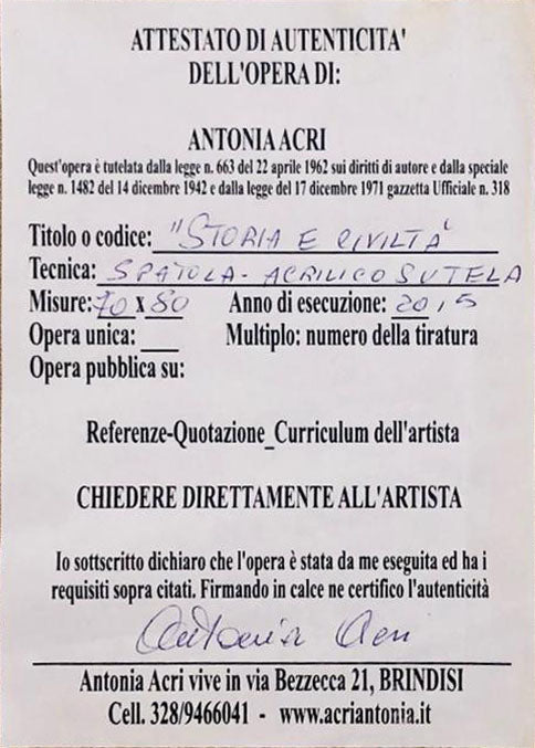 Antonia Acri - Storia e civiltà