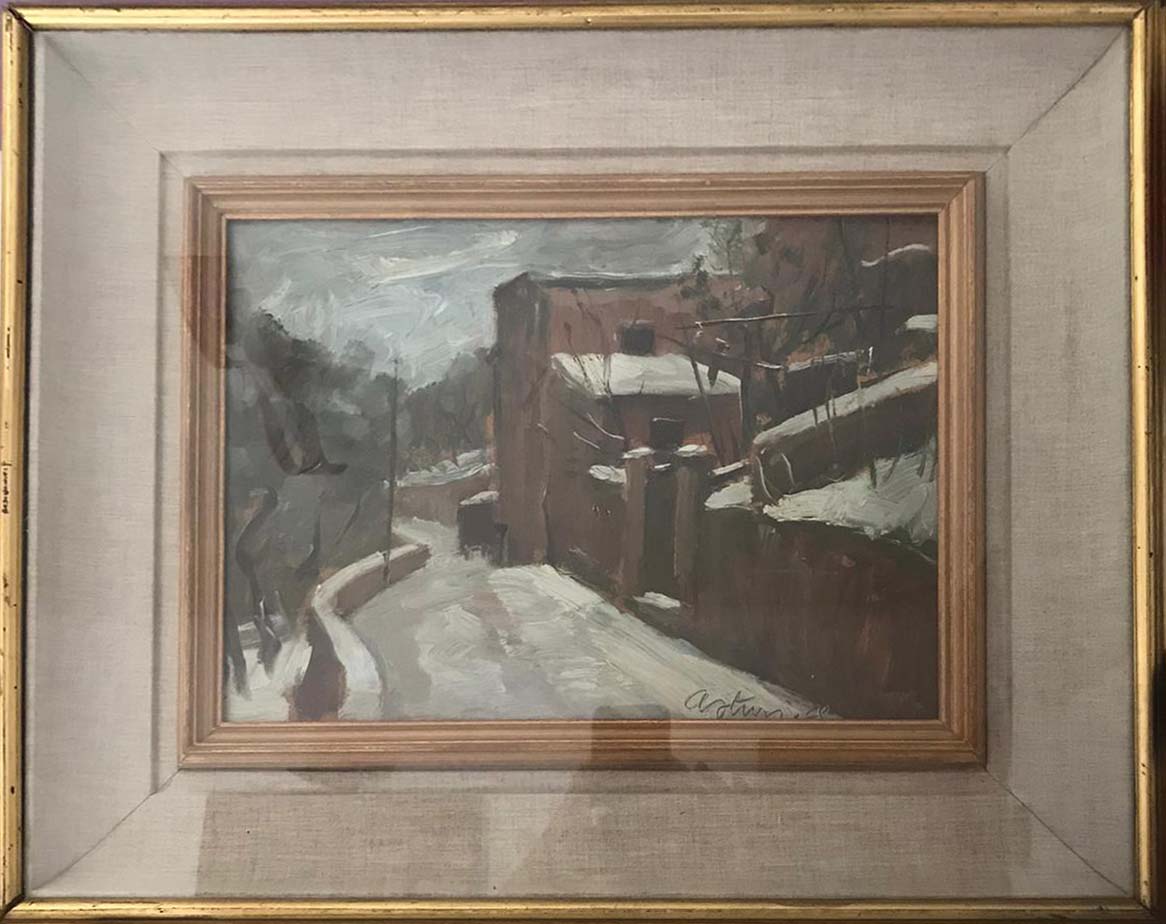Antonio Asturi - Invierno en piedra plana