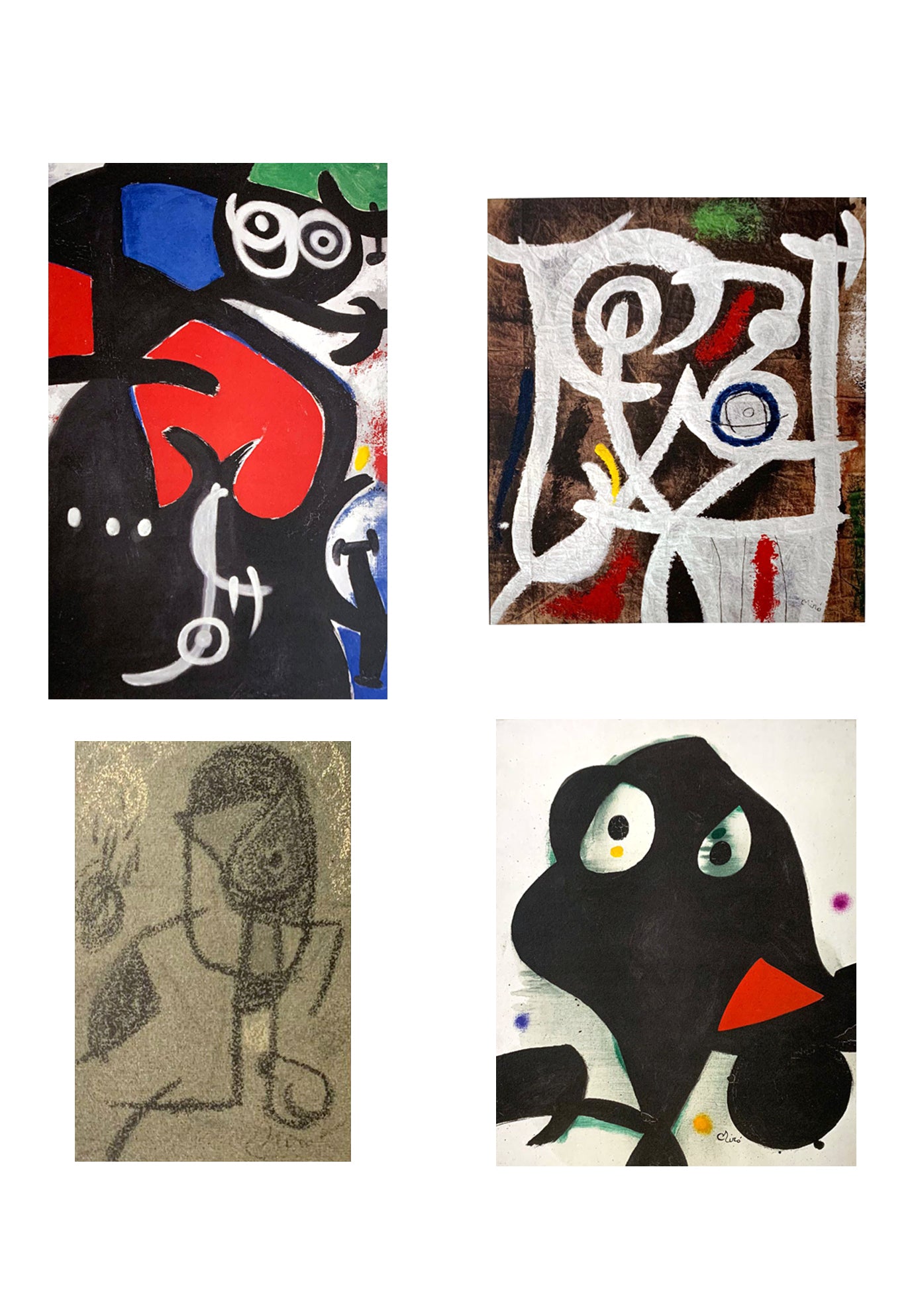 Portafolio de Arte Contemporáneo - SEAT - Cuatro obras de Joan Miró