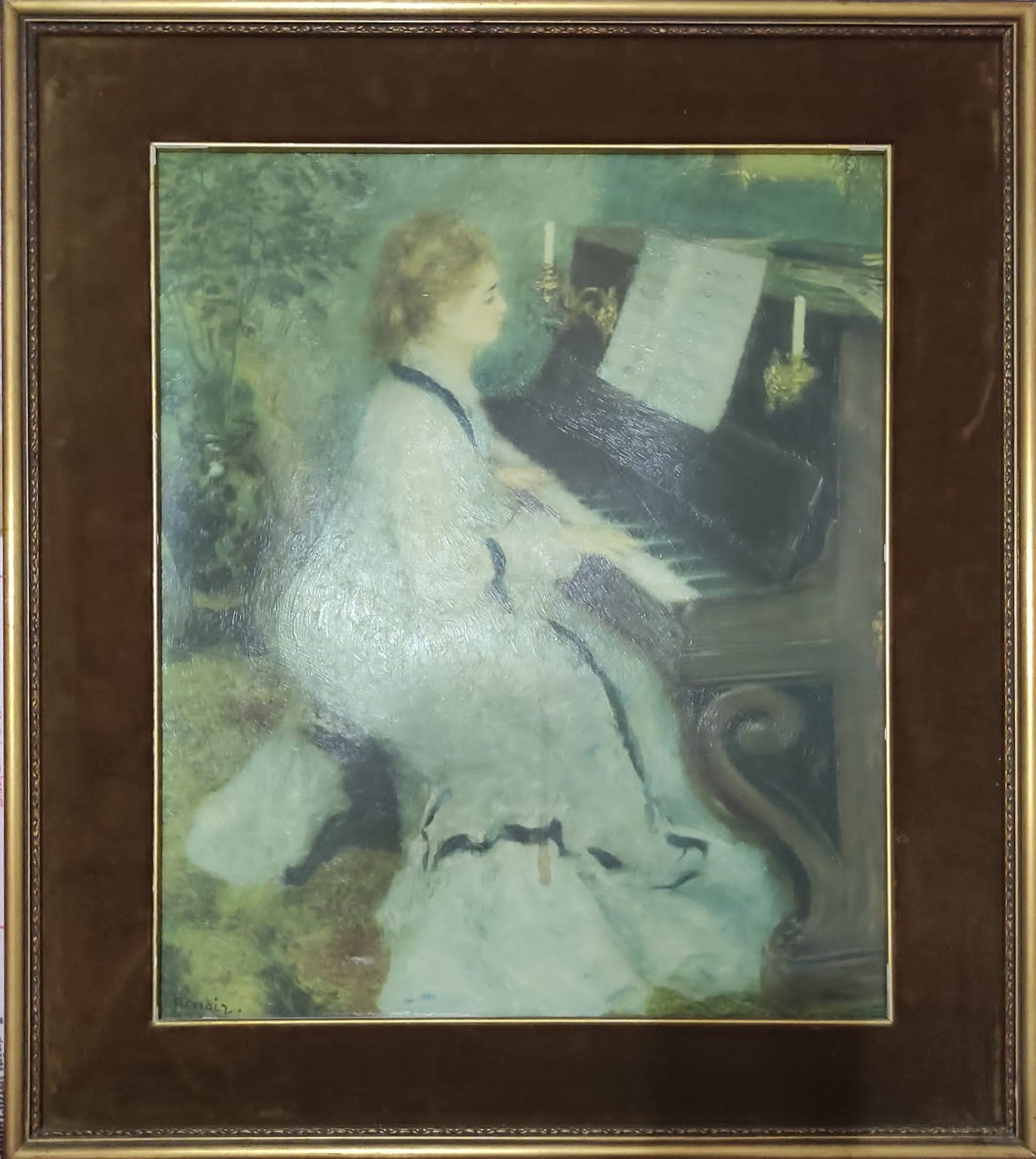 Autor desconocido - Homenaje a Renoir, pianista
