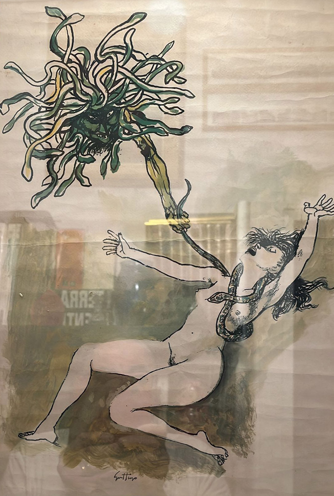 Attribuibile a Renato Guttuso - Senza titolo