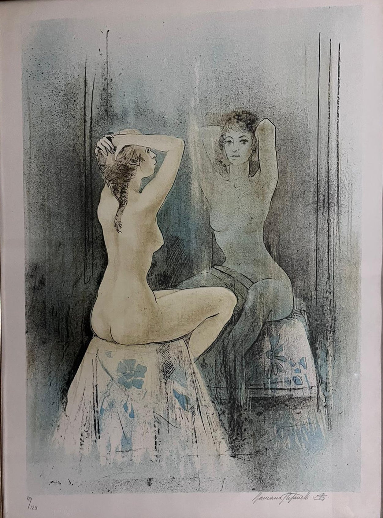 Romano Stefanelli - Nudo allo specchio