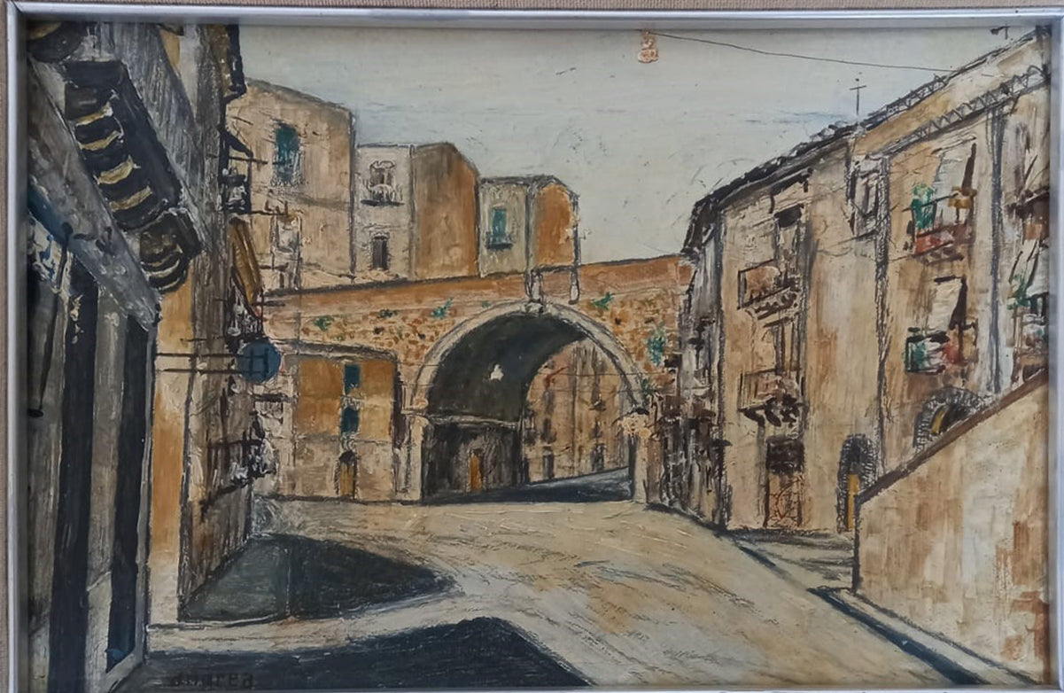 Autore Sconosciuto - Scorcio Caltagirone