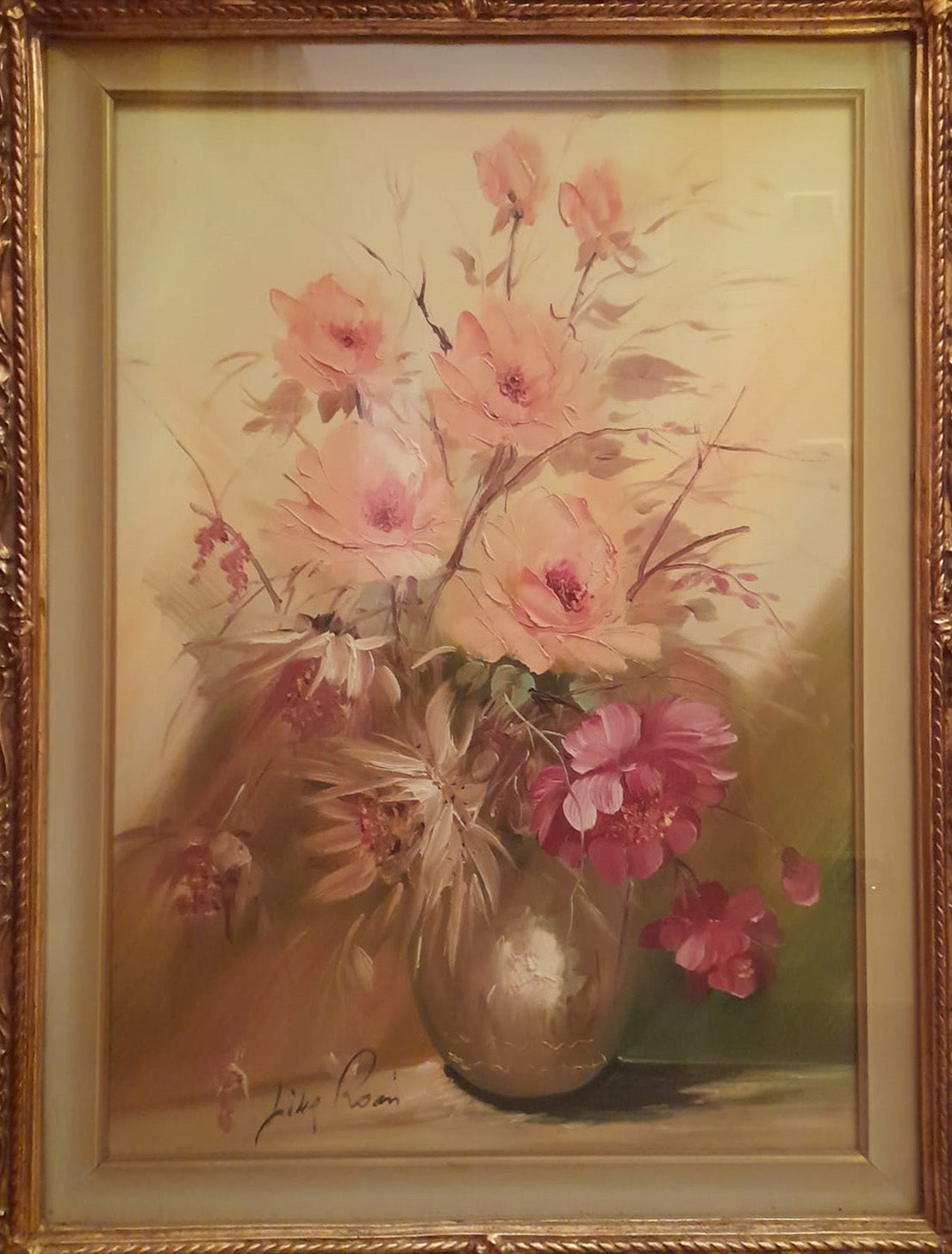 Lina Borlacchi Rossi - Vaso con fiori
