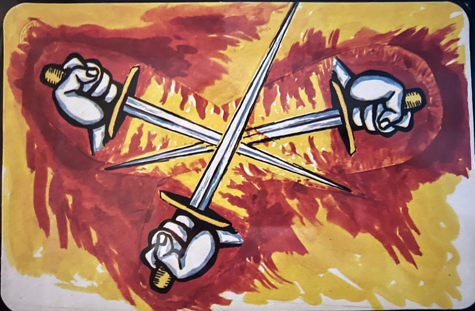 Renato Guttuso - 3 of Swords