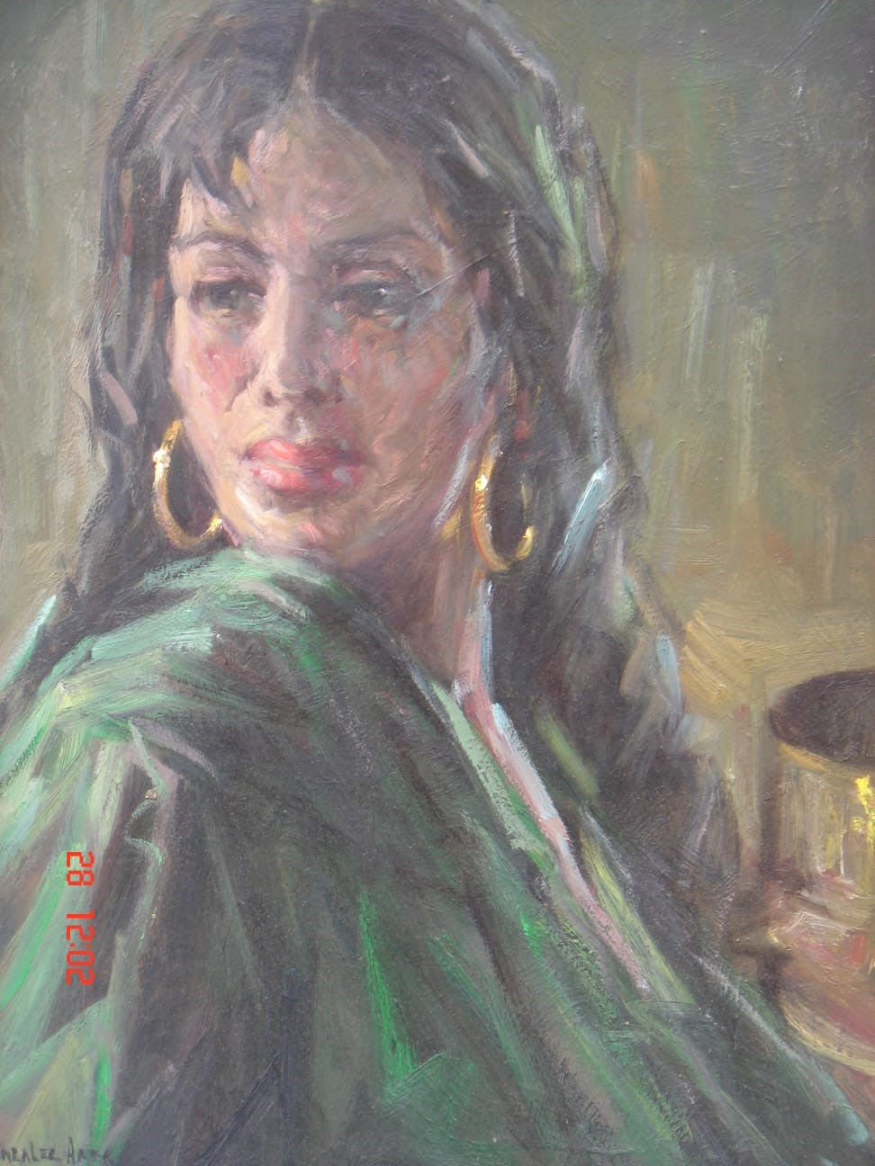 Antonio Gonzalez Ares - Retrato Gitana