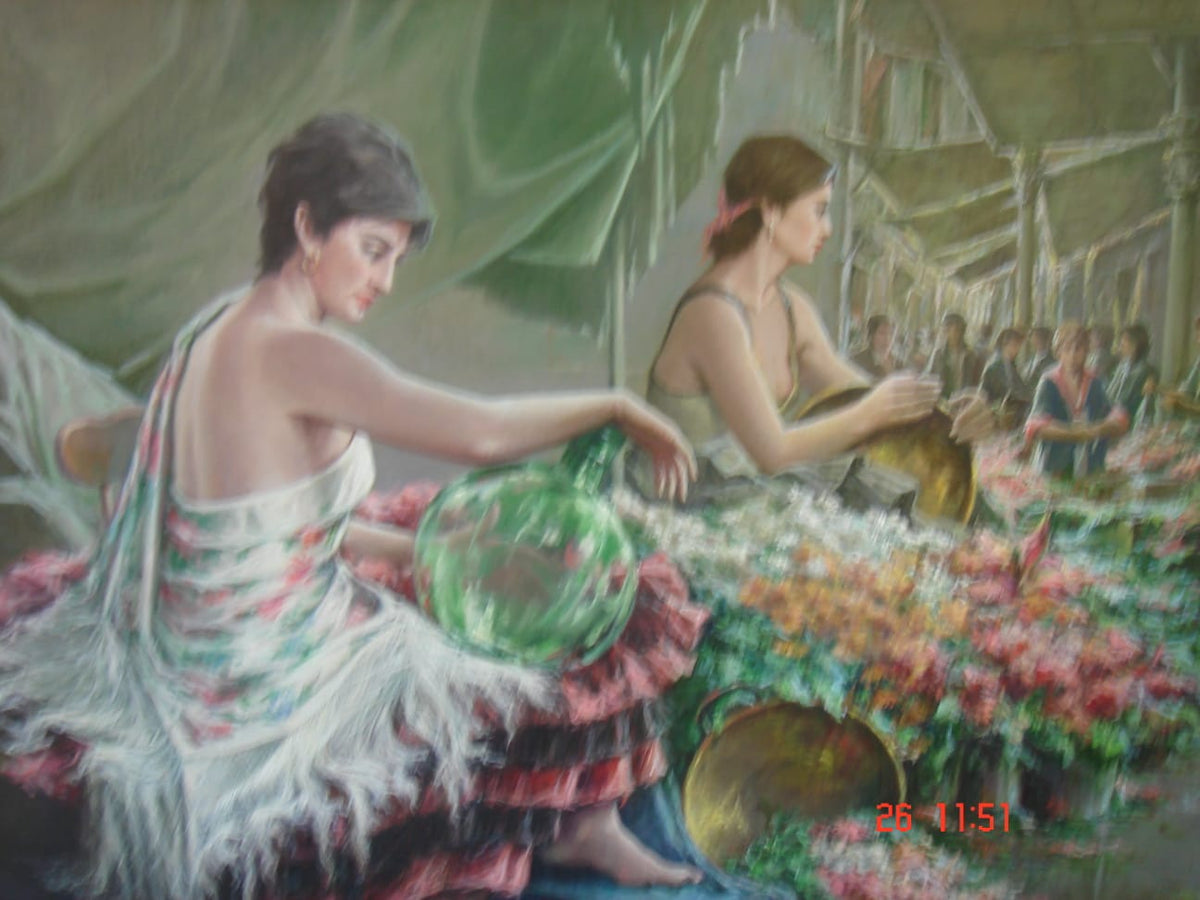 Antonio Gonzalez Ares - 2 Mujer en mercado
