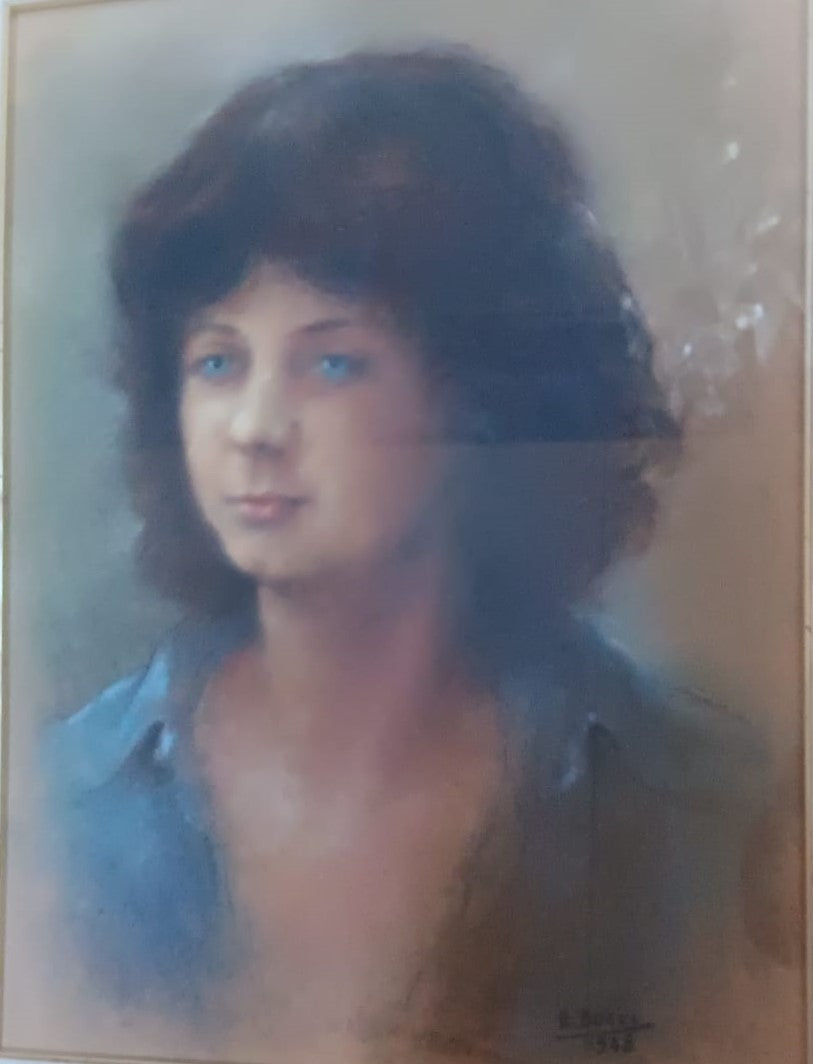Artista anónimo - retrato de una mujer