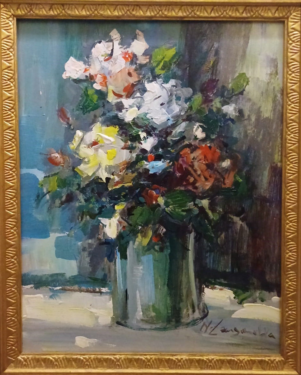 Nicola Canzanella - Jarrón con flores