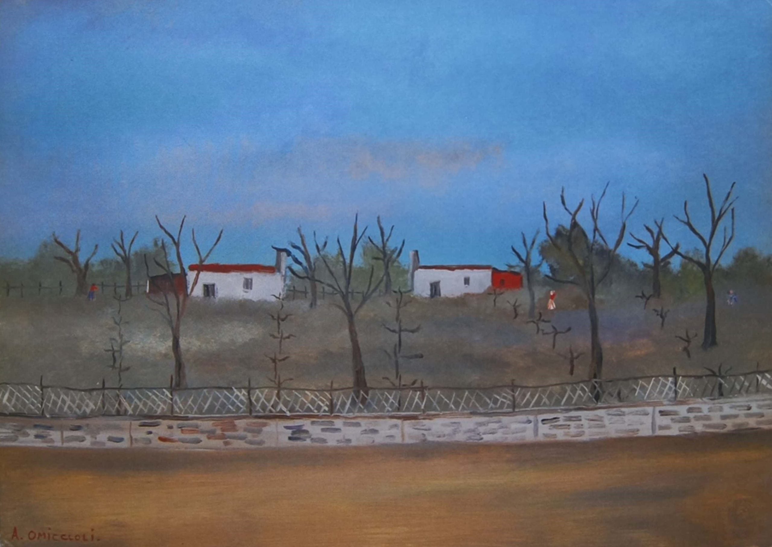 Alfonso Omiccioli - Landscape in the Novara area