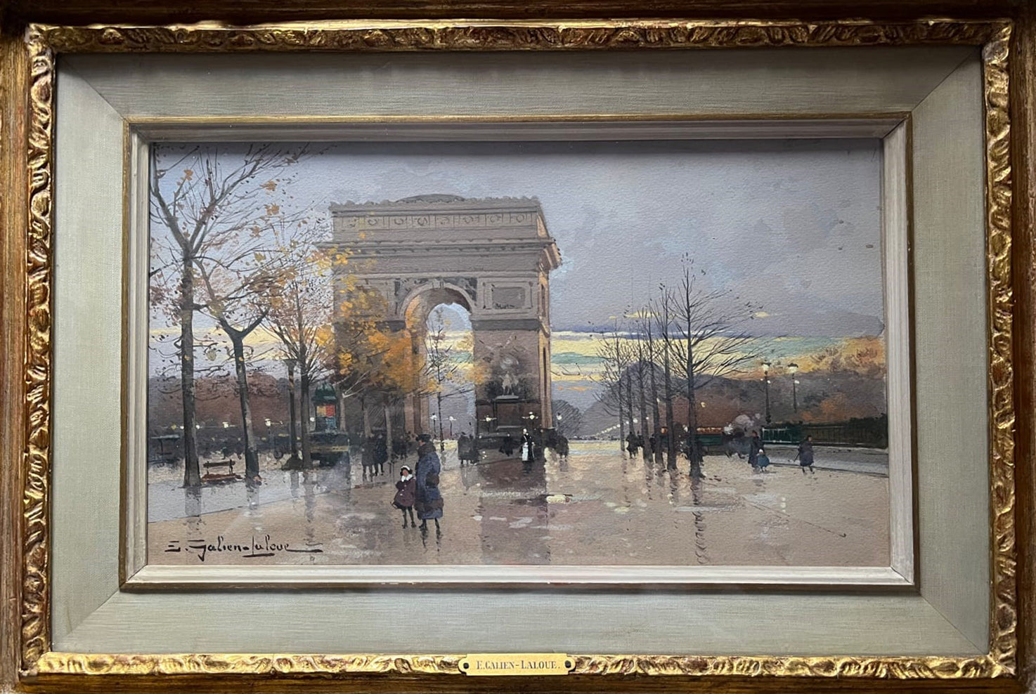 Attribuito a Eugène Galien-Laloue - Arc de Triomphe