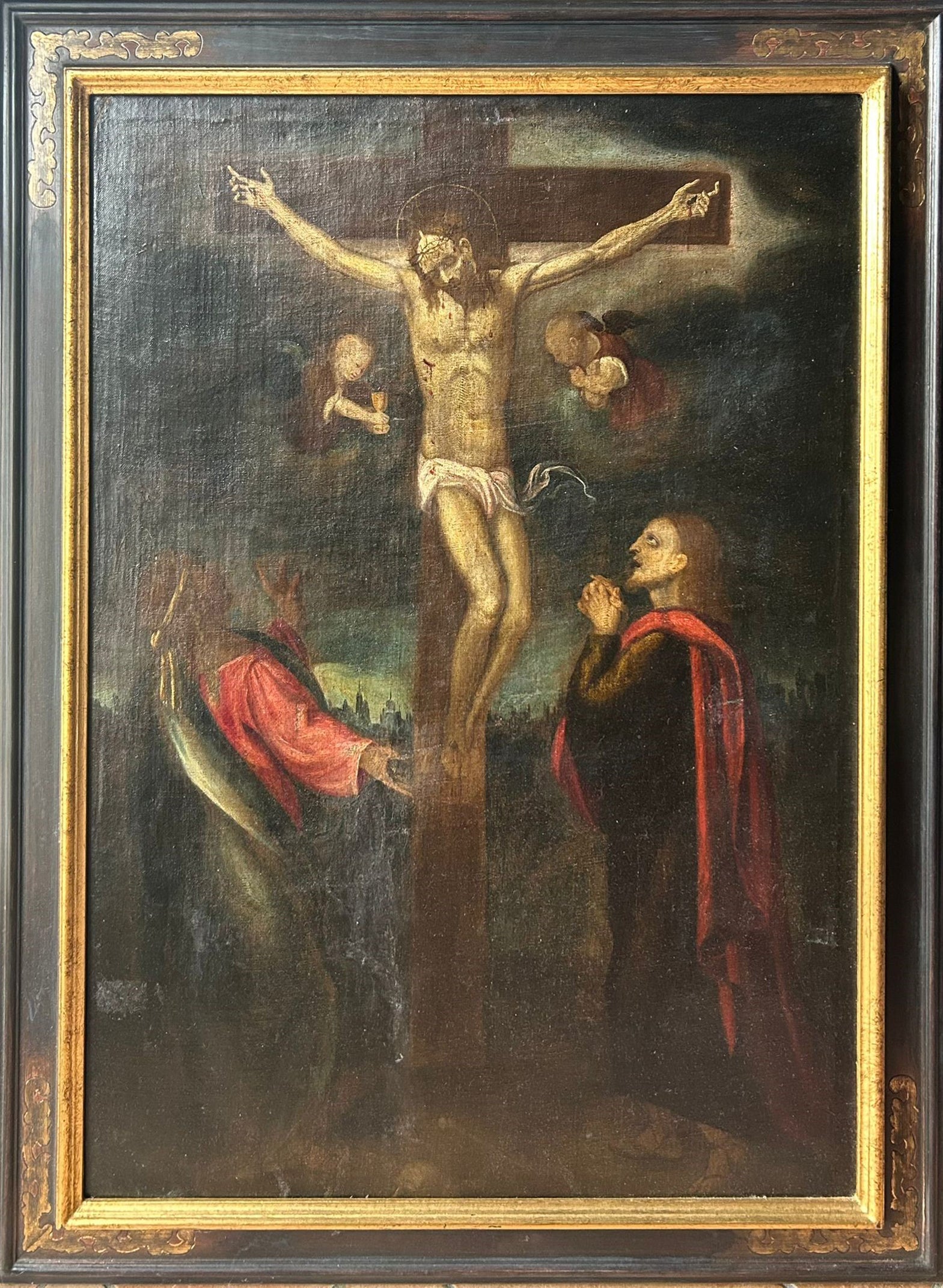 Autor desconocido - Crucifixión y dolientes
