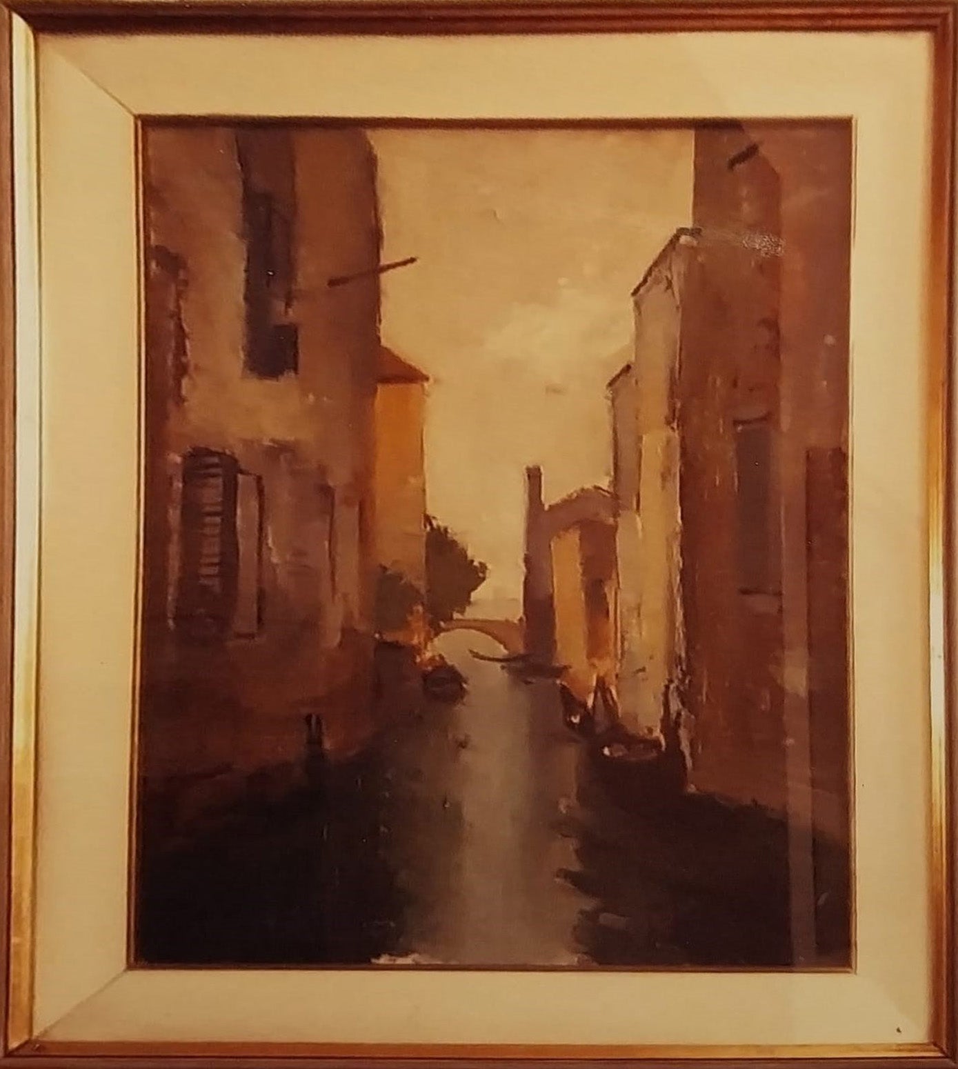 Luigi Brambati - Senza titolo (Scorcio veneziano)