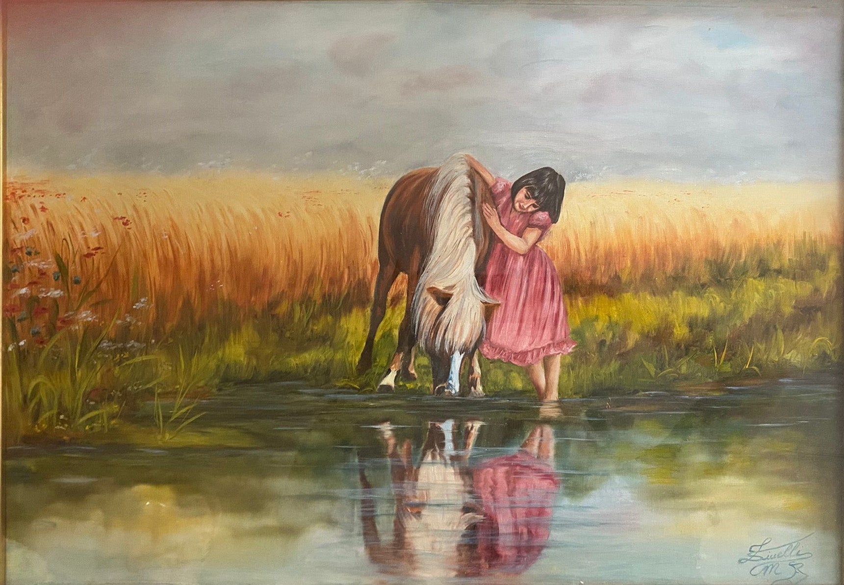 Maria Zinelli - Niña con poni