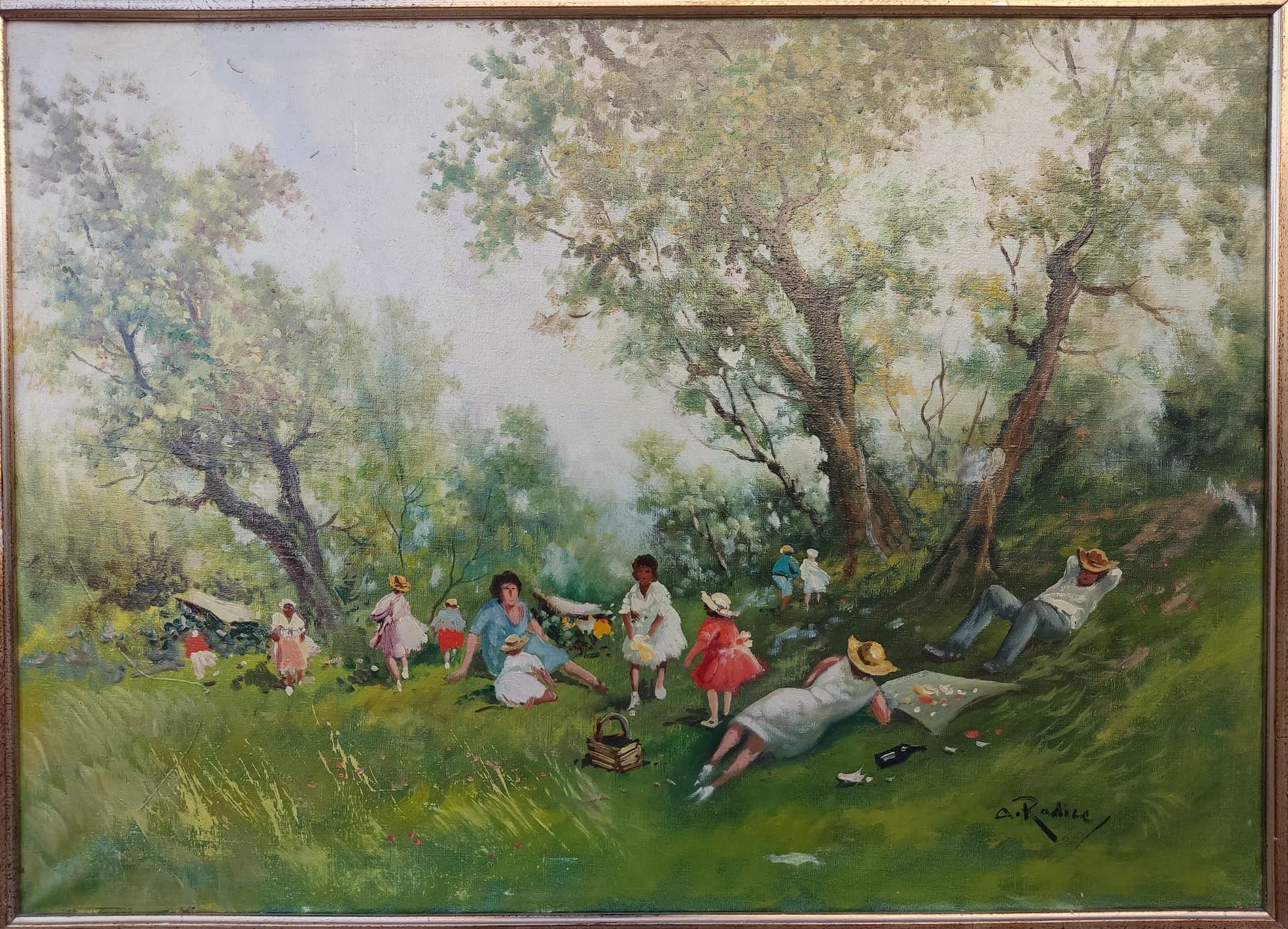 Augusto Radice - Riposo all'aperto