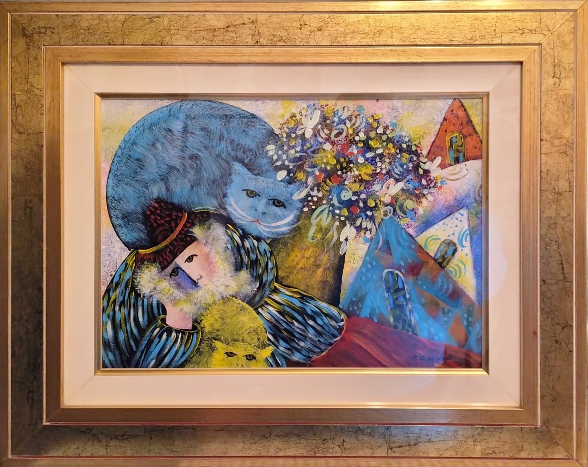 Raimondo Cardelli - Senza titolo (figure sognanti)