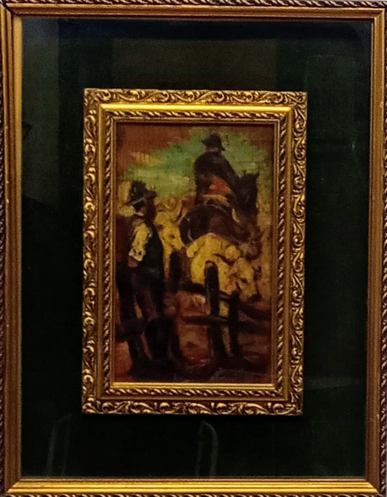Giovanni Bartolena - Untitled (Men with Cows)