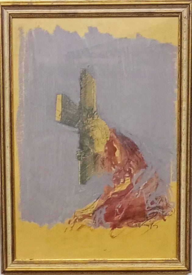 Gianfranco Cazzaniga - Senza Titolo (Cristo con croce)