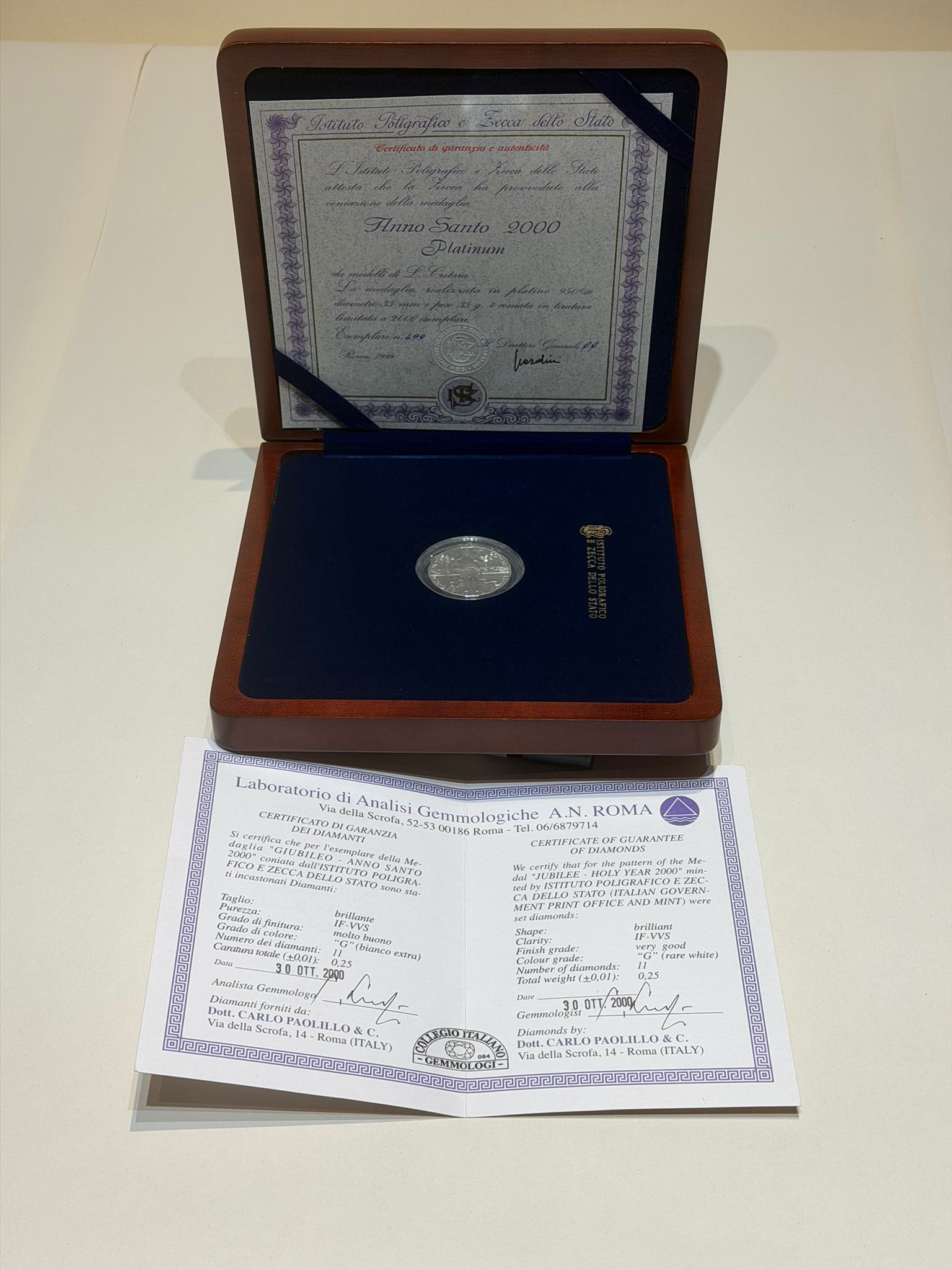 Holy Year 2000 Platinum - Ipzs