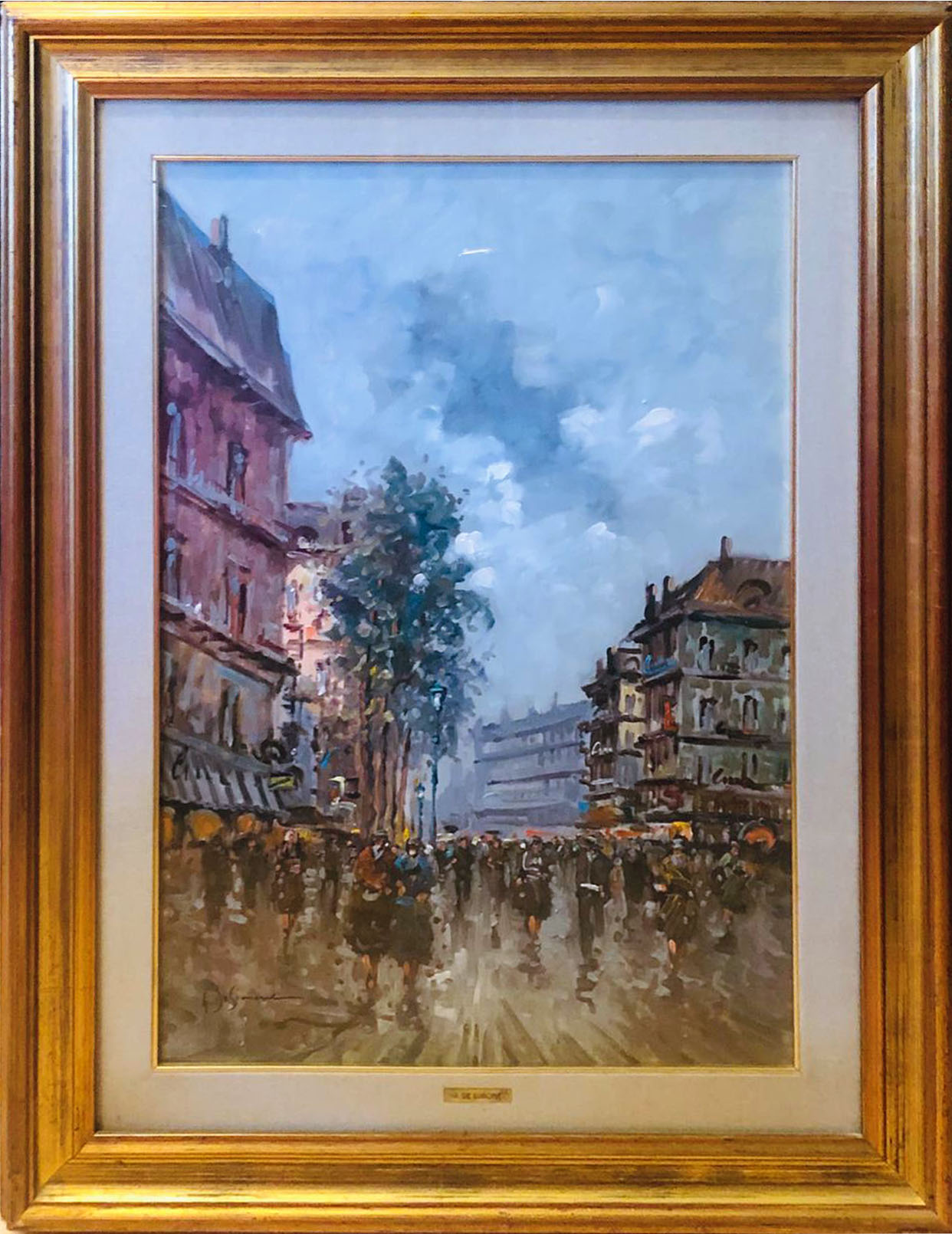 Giulio De Simone - Veduta di Parigi