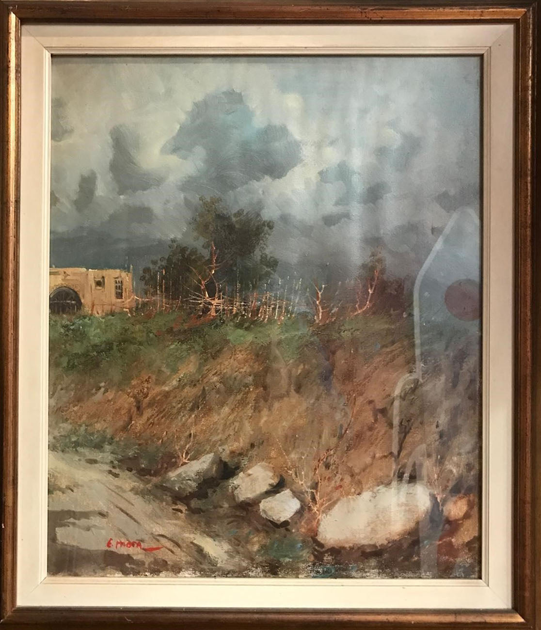 E. Mora - Senza titolo (paesaggio)