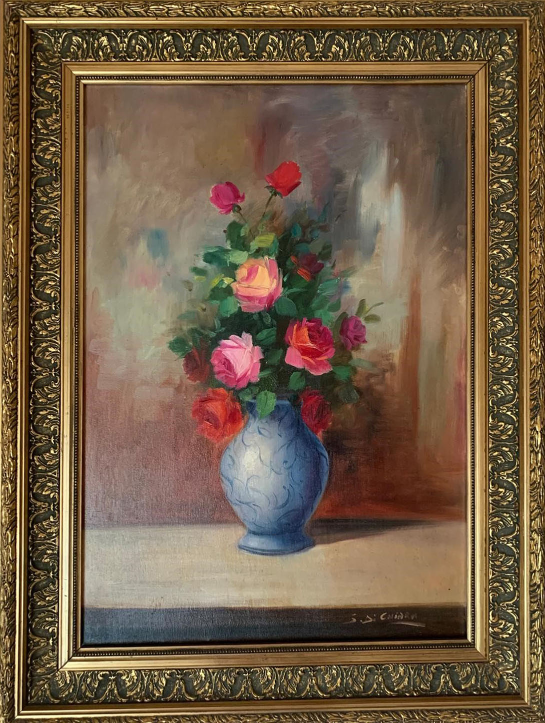 Sin título (Jarrón con rosas)