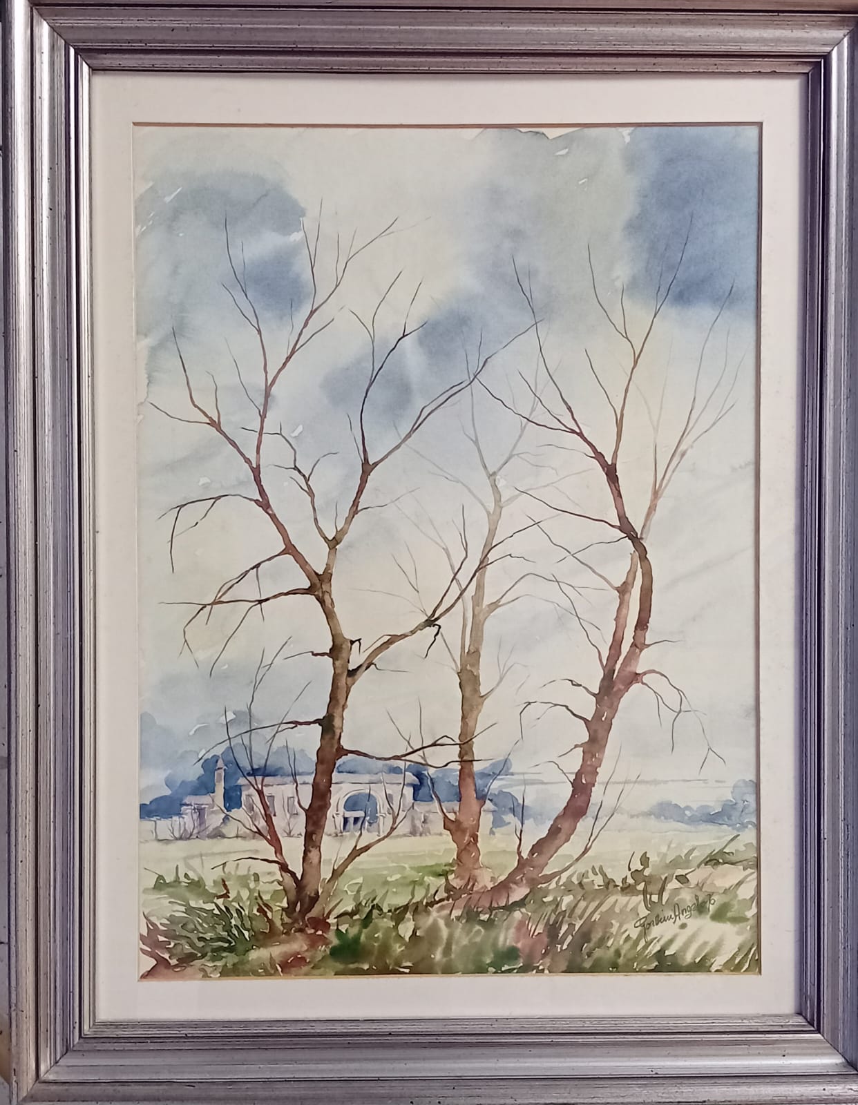 Angelo Gorlini - Senza titolo (paesaggio)