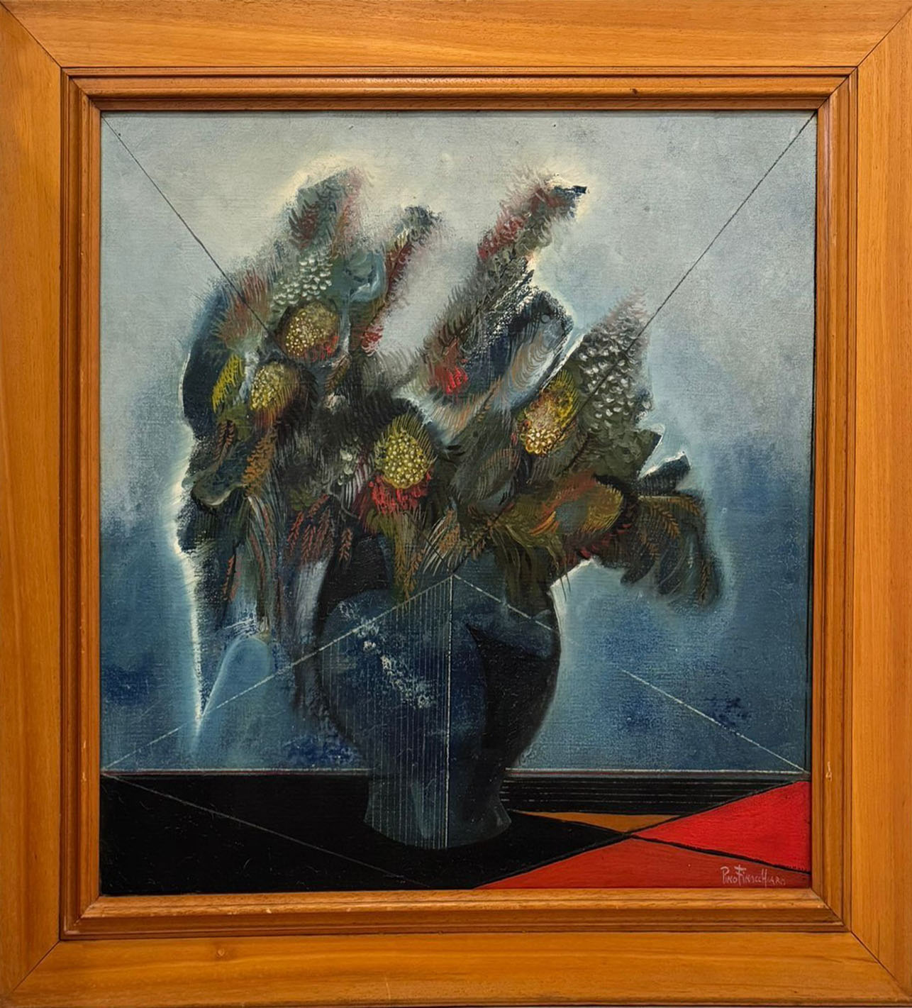 Pino Finocchiaro - Senza titolo (vaso con fiori)