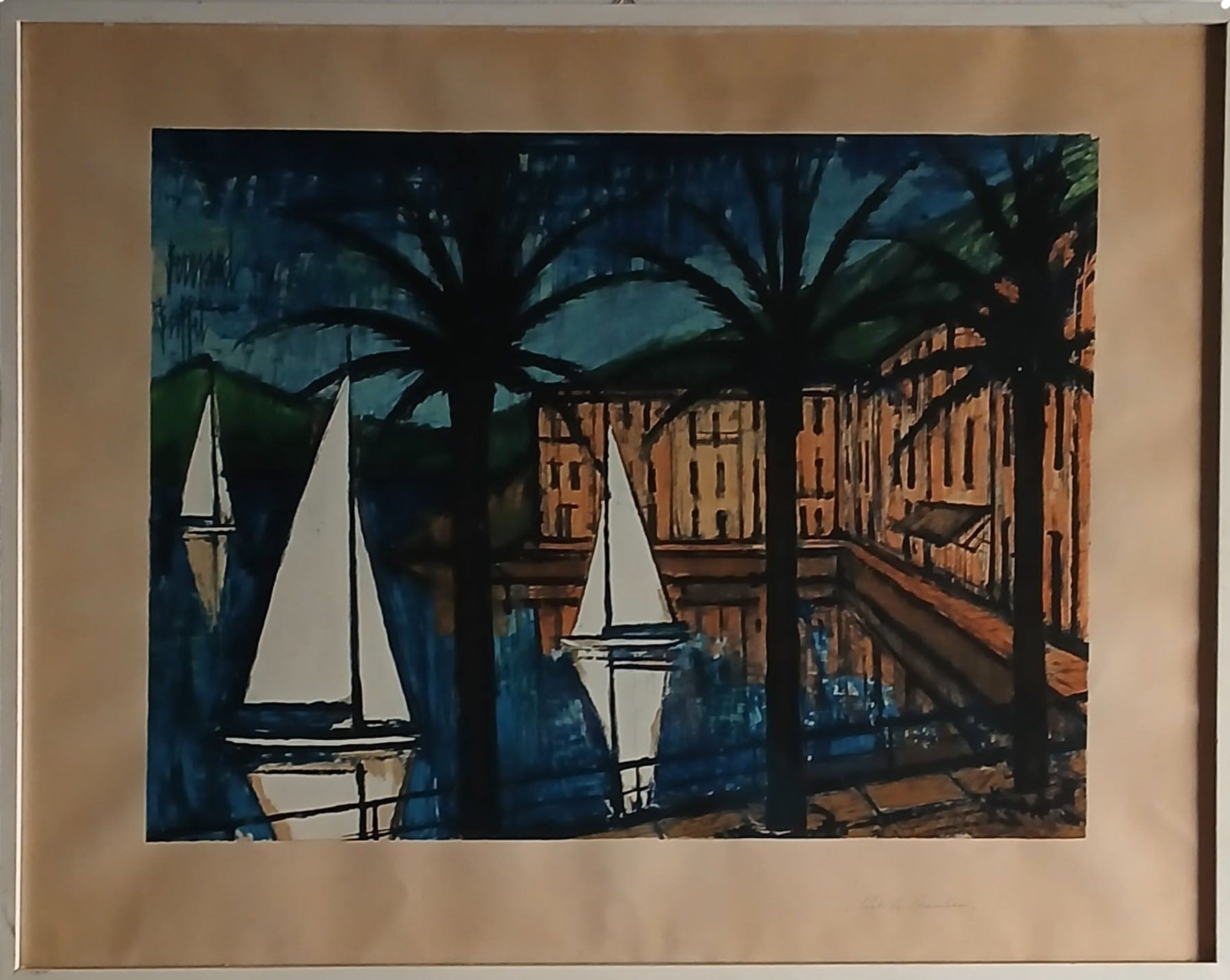 Bernard Buffet - Le Port de Beaulieu