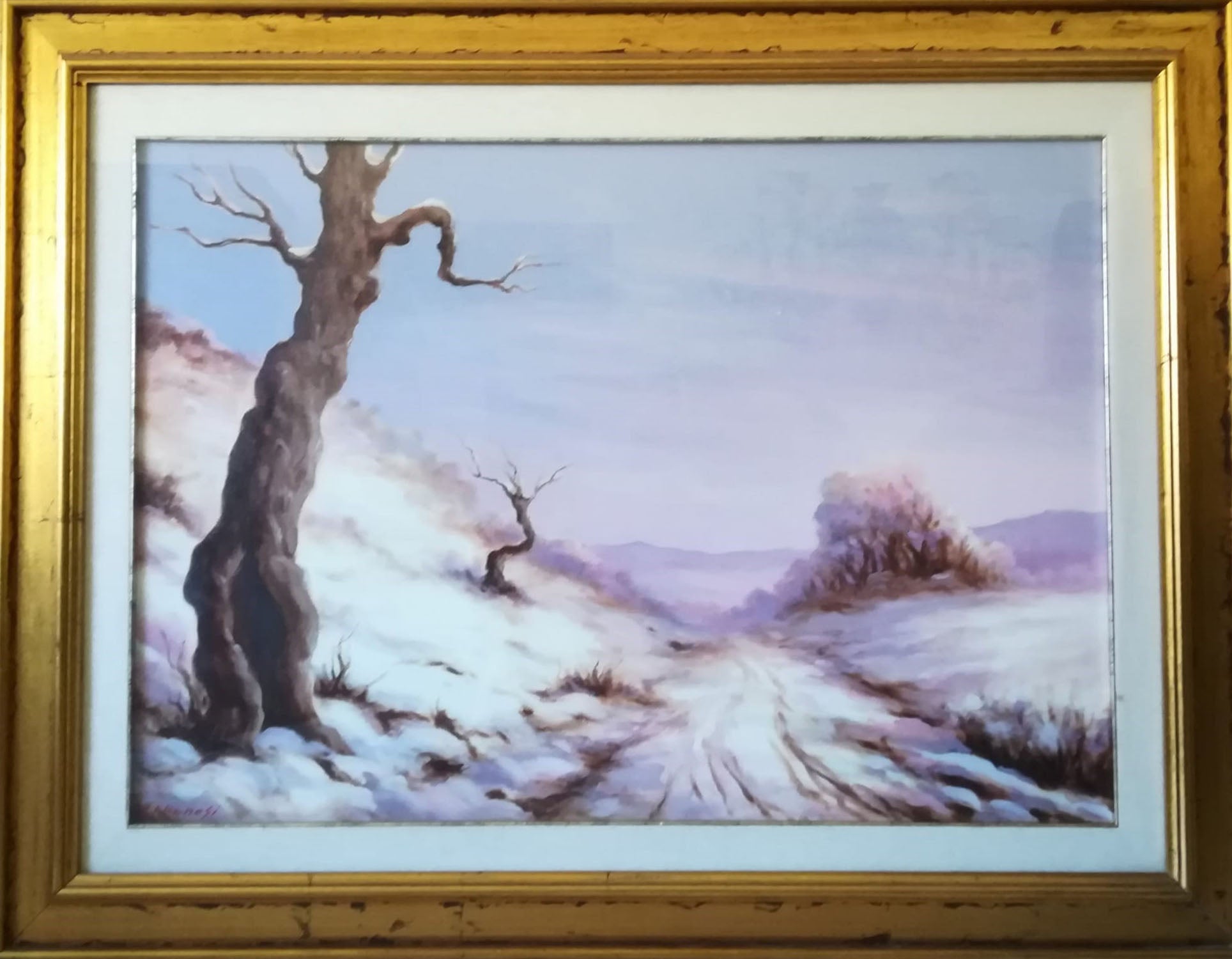 Dario Albanesi - Paesaggio innevato