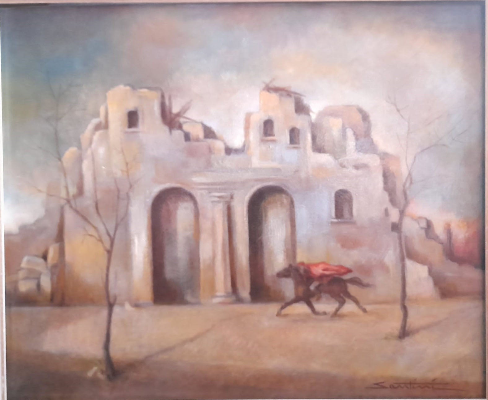 Virginio Santini - Tempesta sulle rovine