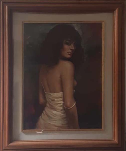 Nudo di Nino Salvadori, olio su tela