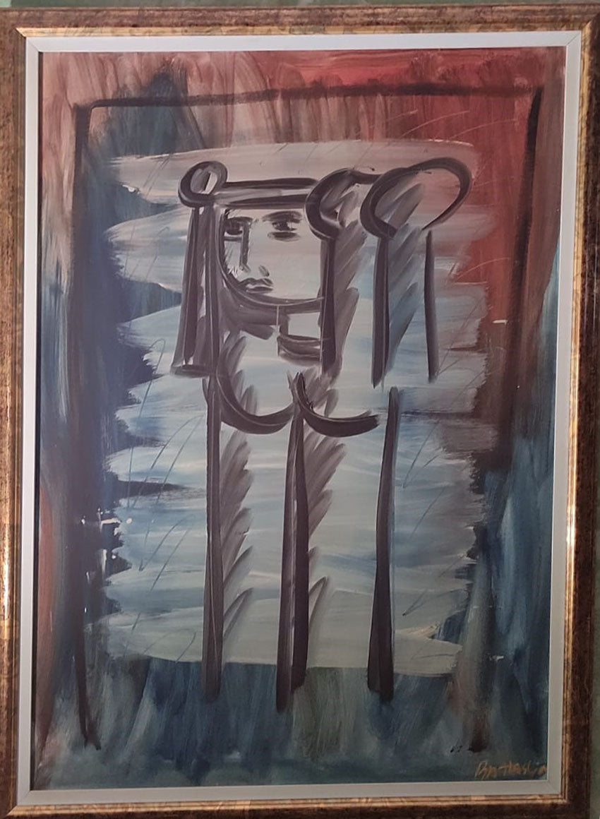 Xante Battaglia - Figura ieratica di donna