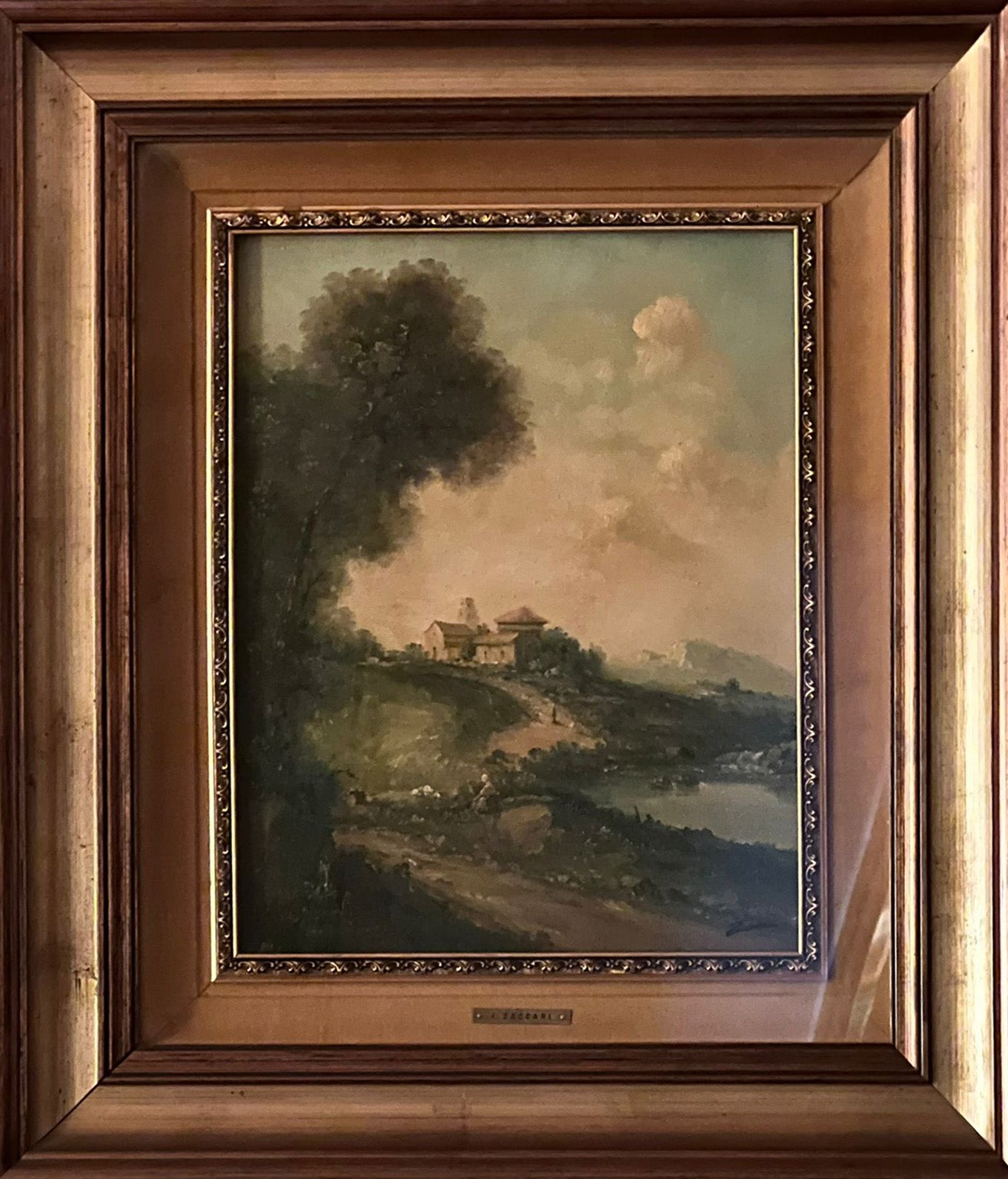 Antonio Zaccari - Paesaggio Ottocentesco