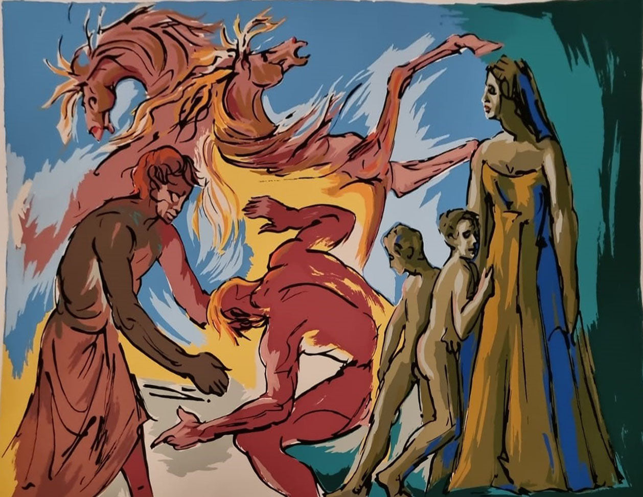 Rodolfo Zito - Figure mitologiche con cavalli