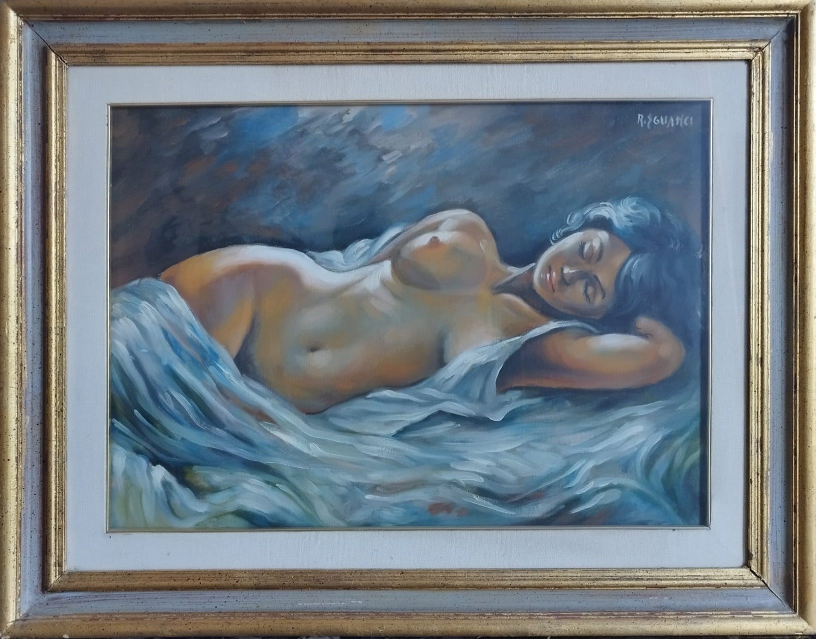 Roberto Sguanci - Nudo sdraiato