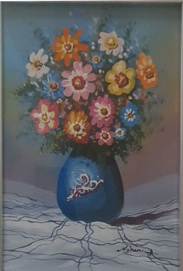 Angelo Manini - Jarrón de flores