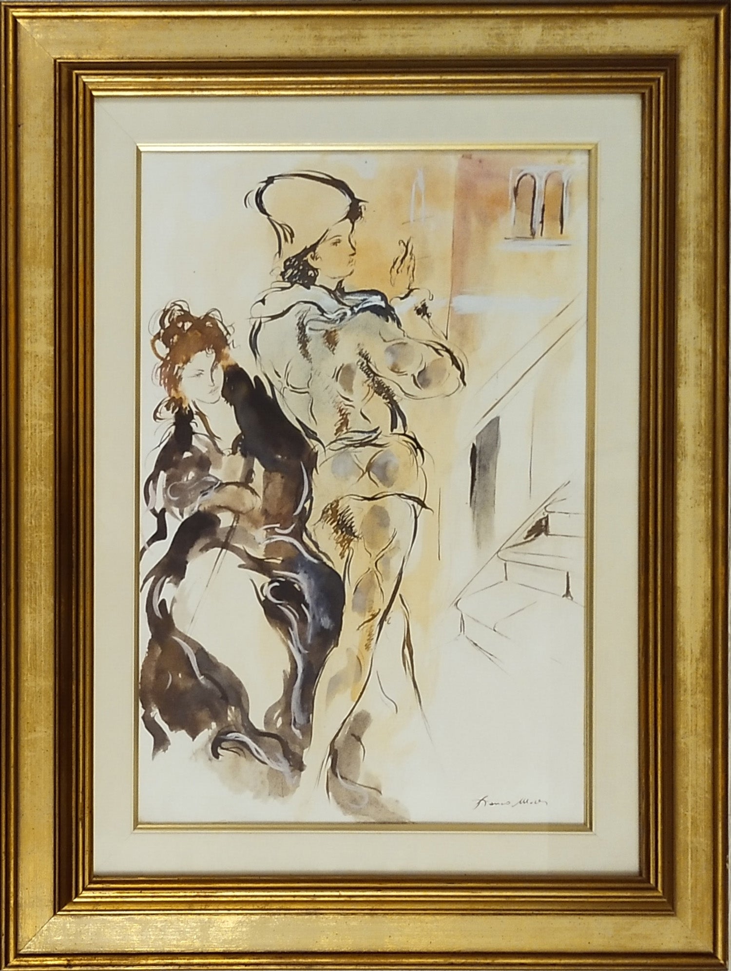 Franco Murer - Arlecchino a Venezia