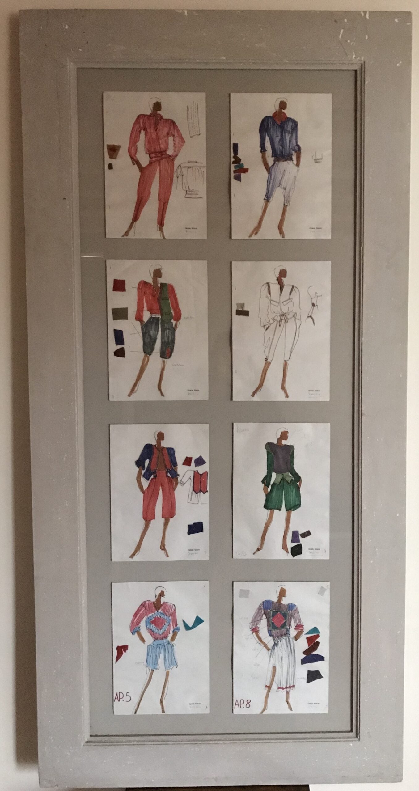 Giorgio Armani - Primi disegni originali della collezione storica