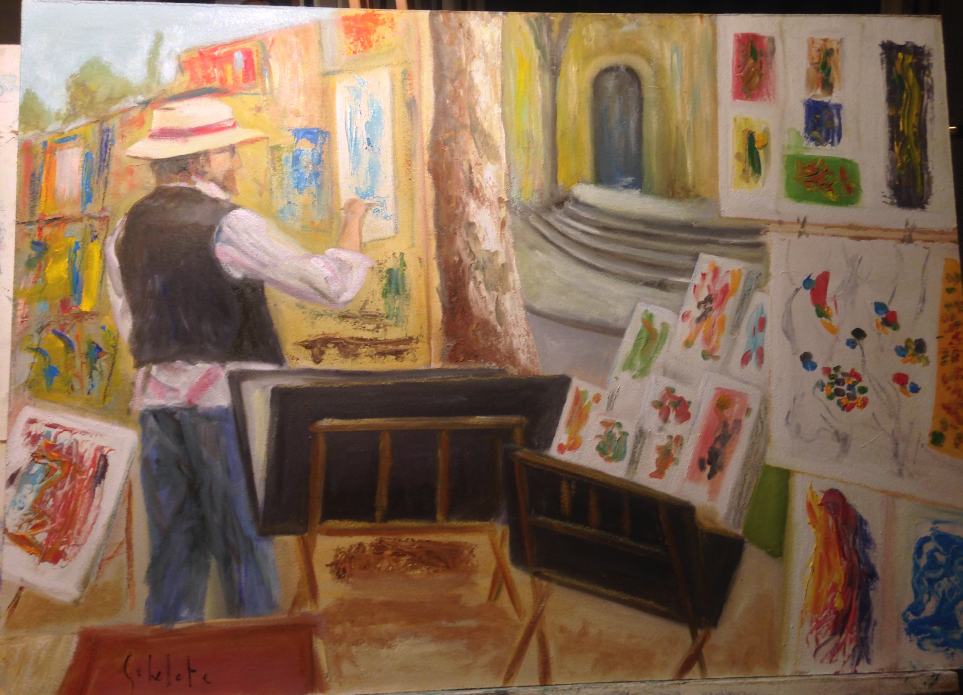 ARTISTA SULLA RAMBLA