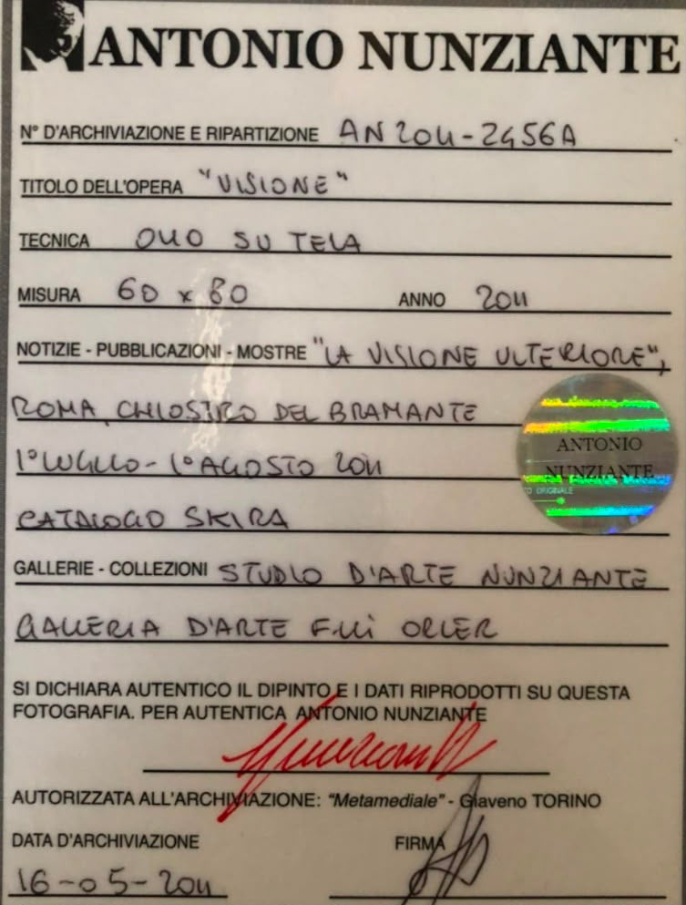Antonio Nunziante - Visione