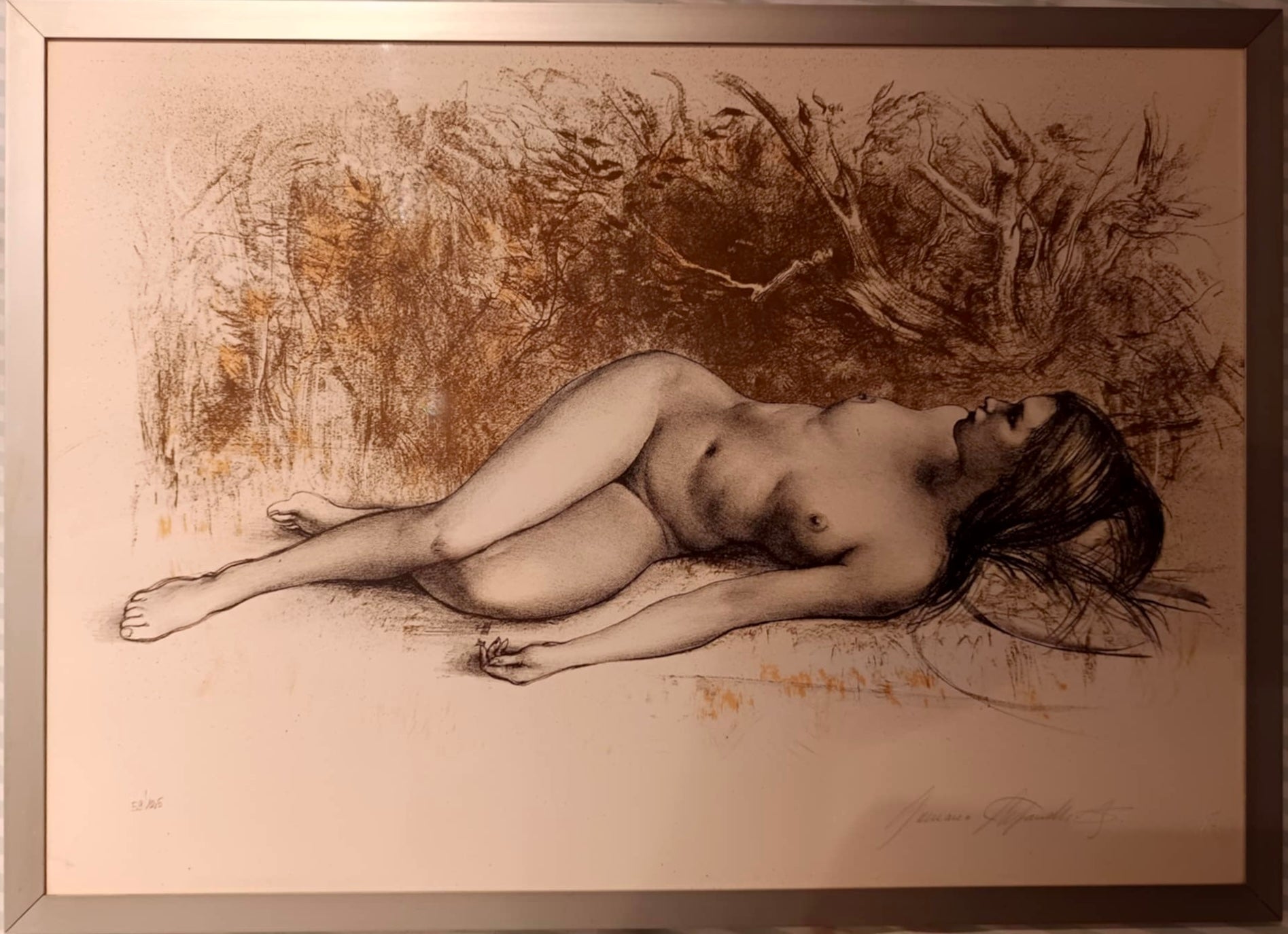 Romano Stefanelli - Senza Titolo (nudo di donna)