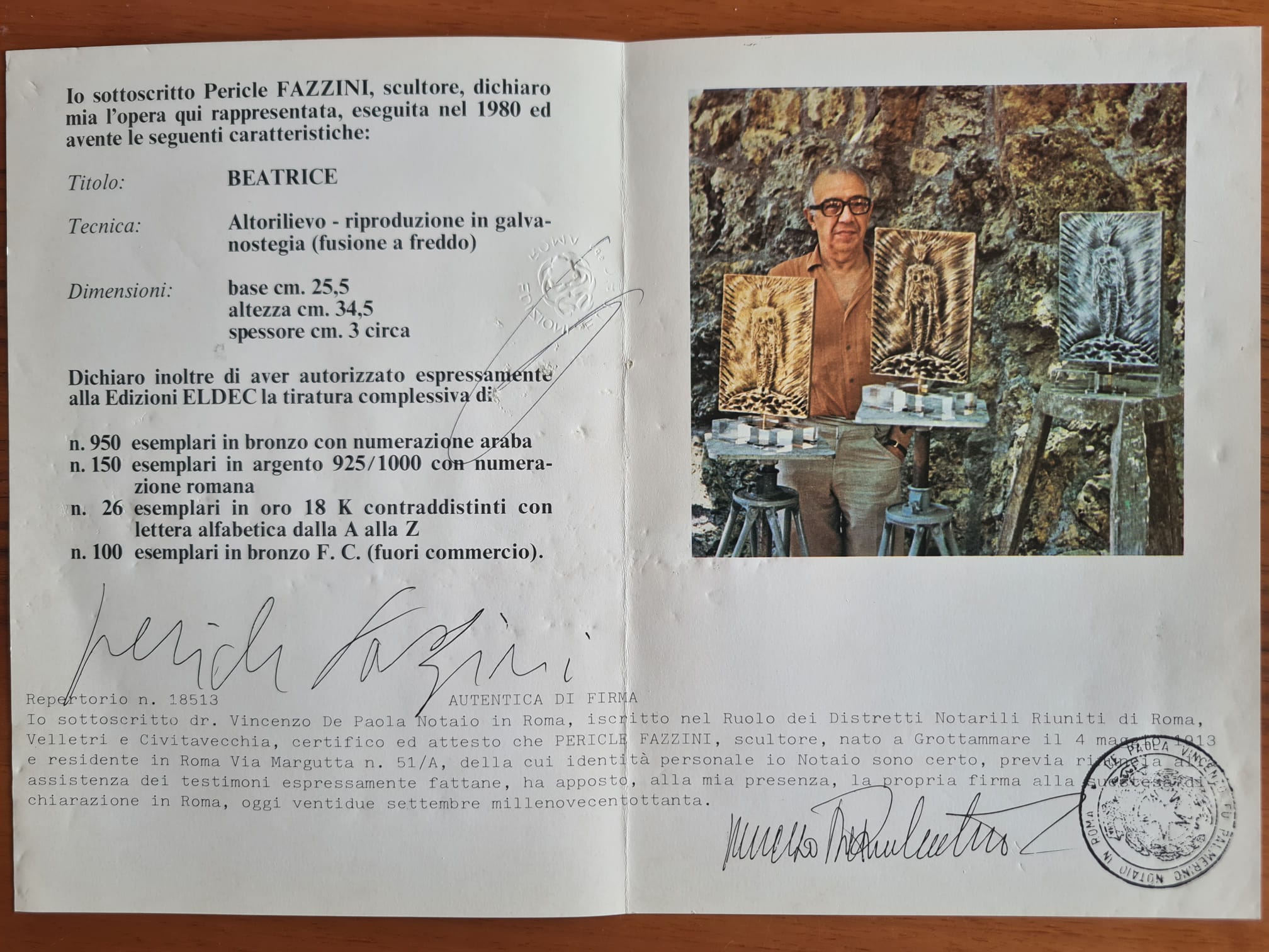 Pericle Fazzini - Beatrice