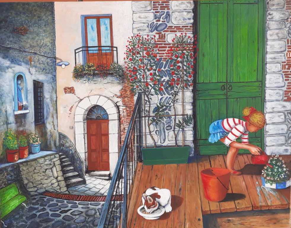 BORGO BERGAMASCO  CON FIGURE
